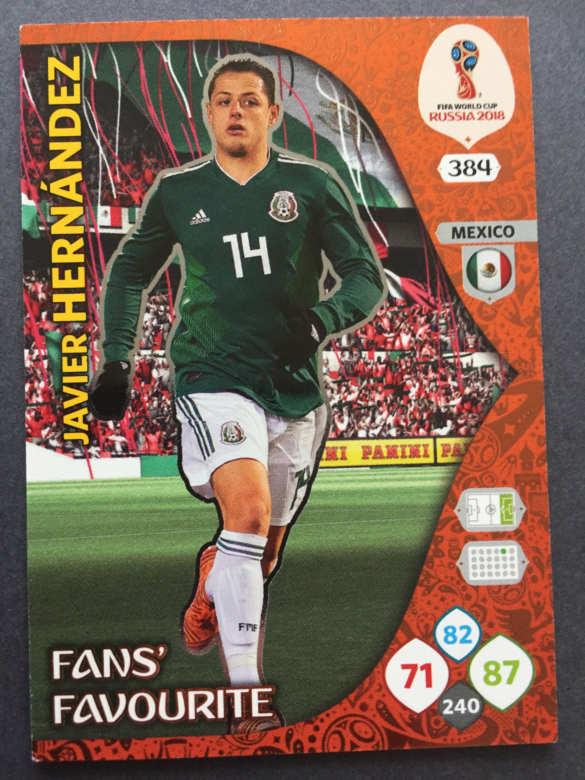 384. JAVIER HERNANDEZ - MEXICO - FANS FAVOURITE