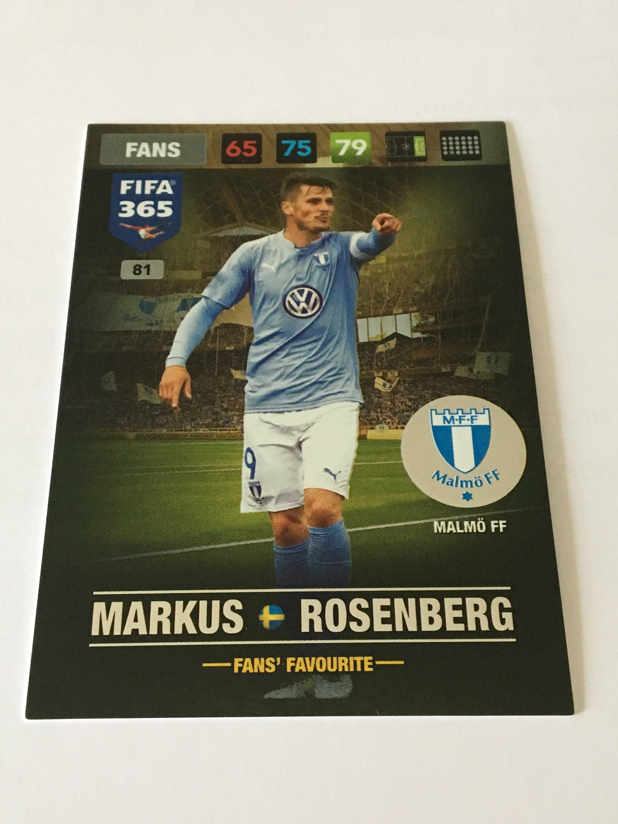 081. MARKUS ROSENBERG - MALMÖ FF - FANS - FAN’S FAVOURITE