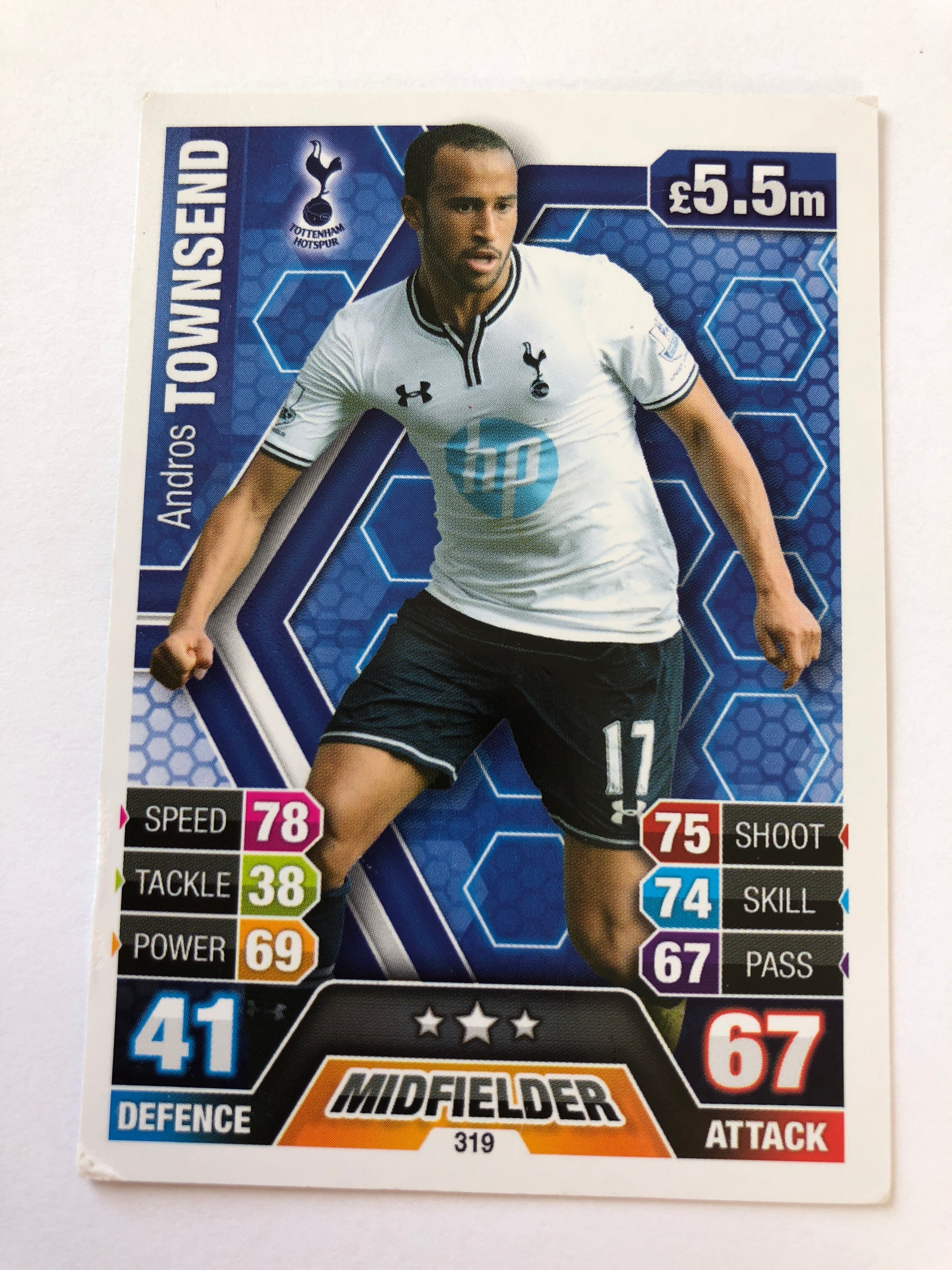 319. ANDROS TOWNSEND - TOTTENHAM HOTSPUR