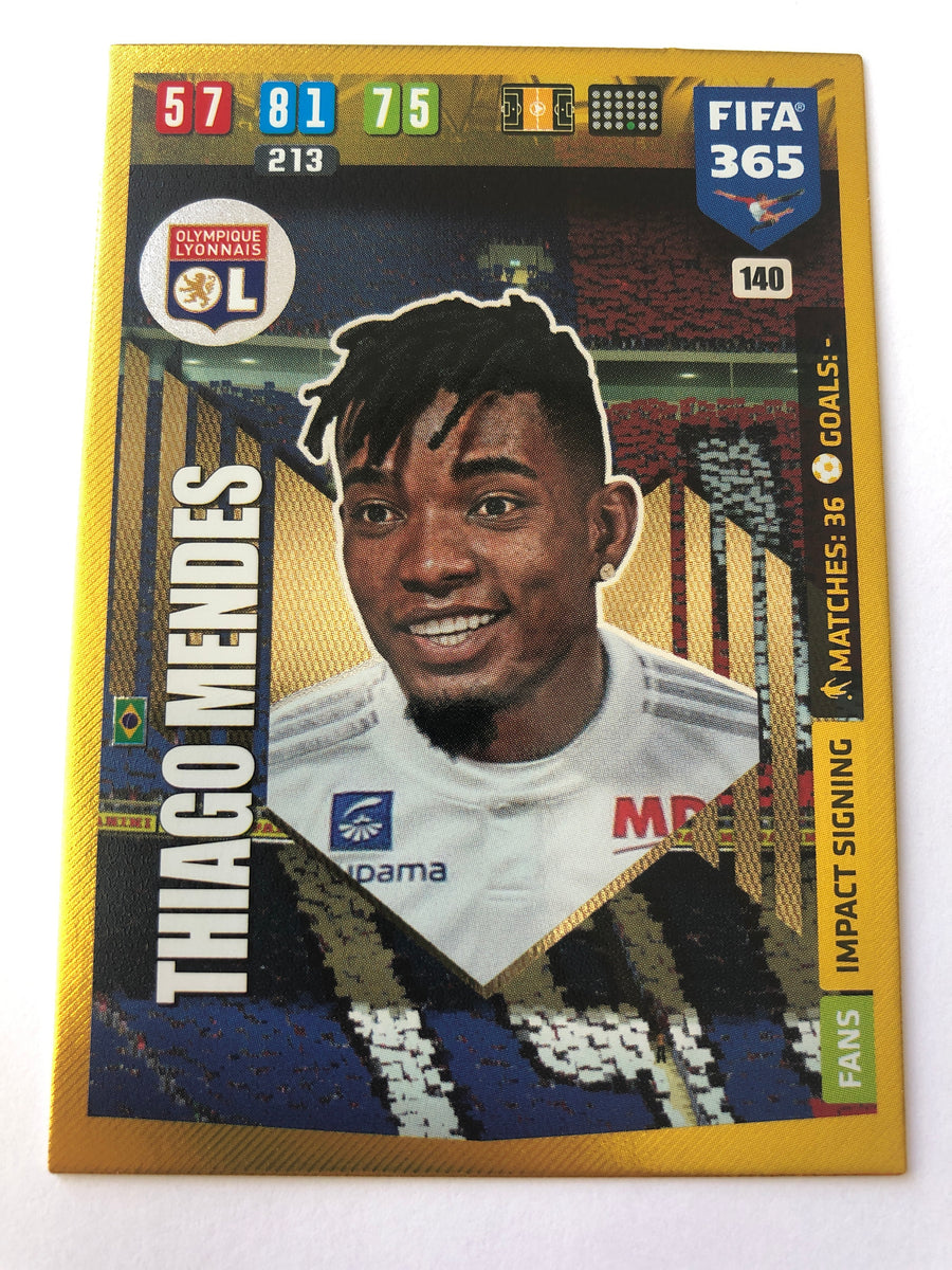 140. THIAGO MENDES - OLYMPIQUE LYONNAIS - FANS IMPACT SIGNING