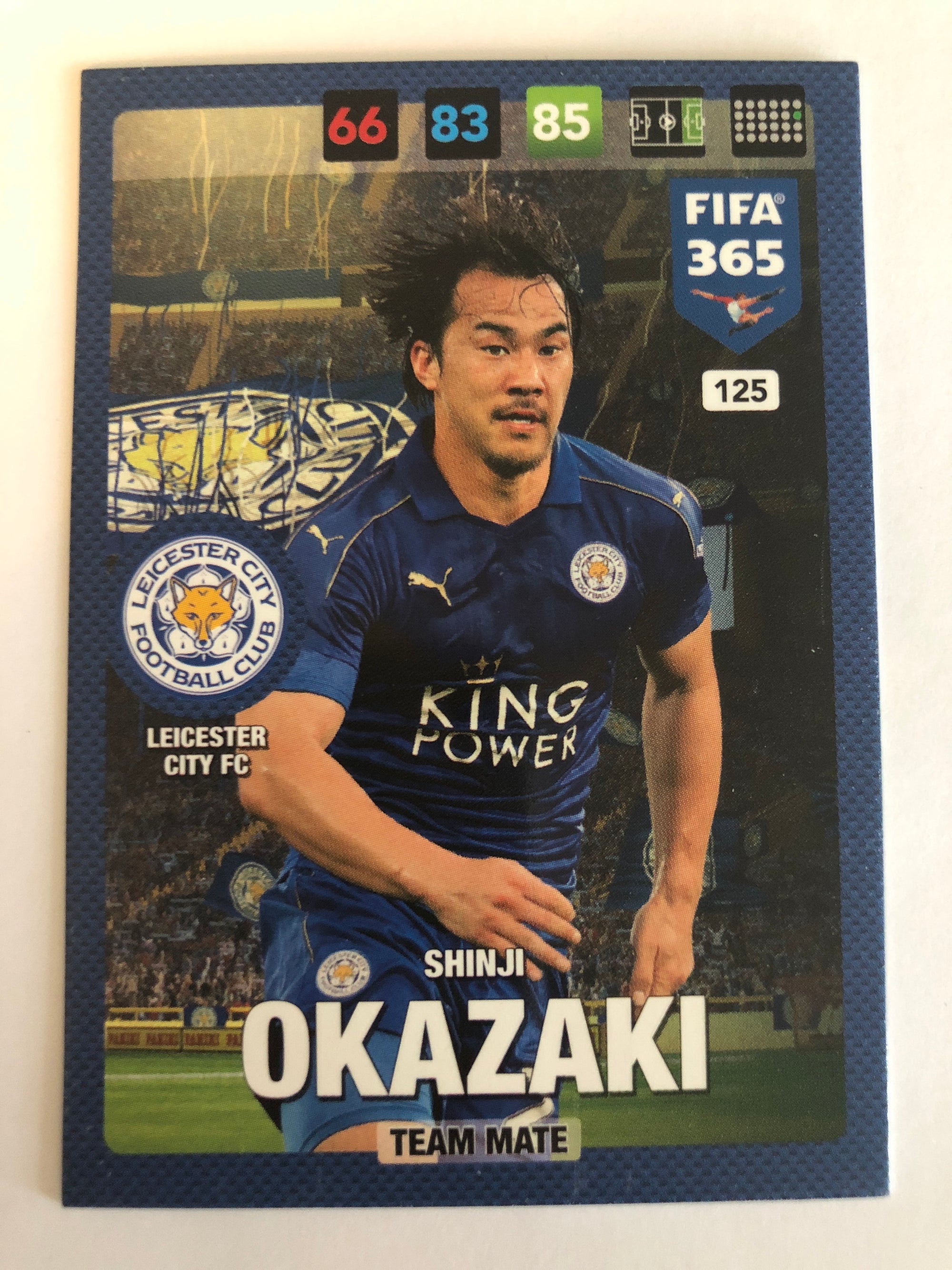 125. SHINJI OKAZAKI - LEICESTER CITY FC - TEAM MATE