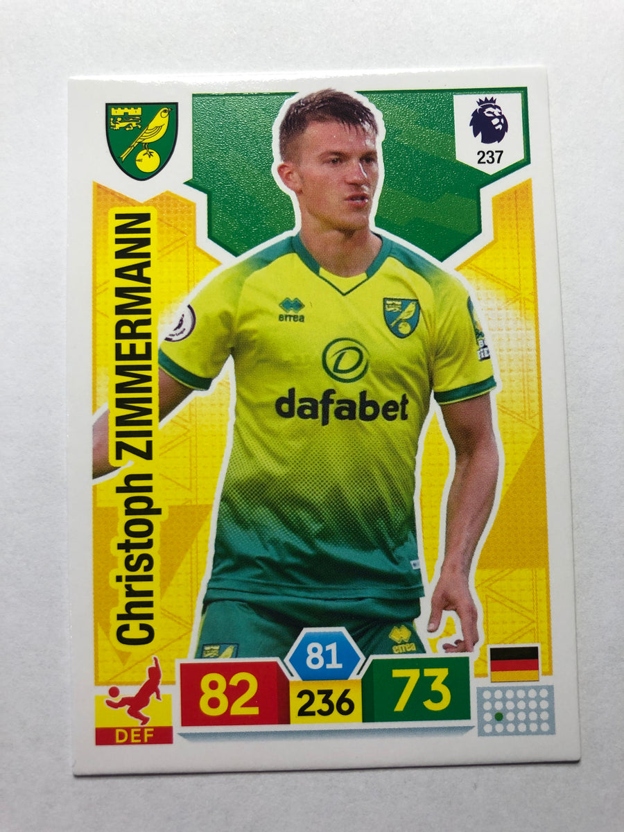 237. CHRISTOPH ZIMMERMANN - NORWICH CITY