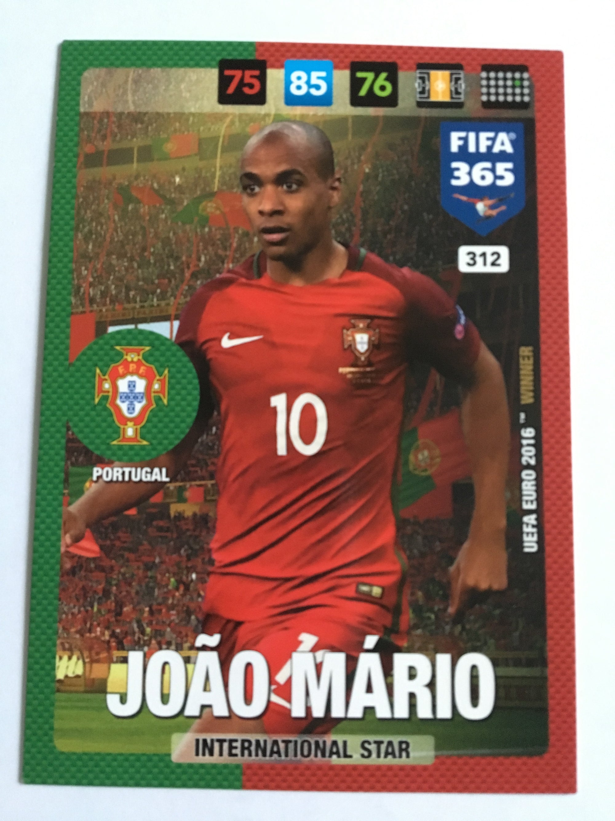 312. JOÃO MÁRIO - PORTUGAL - INTERNATIONAL STAR
