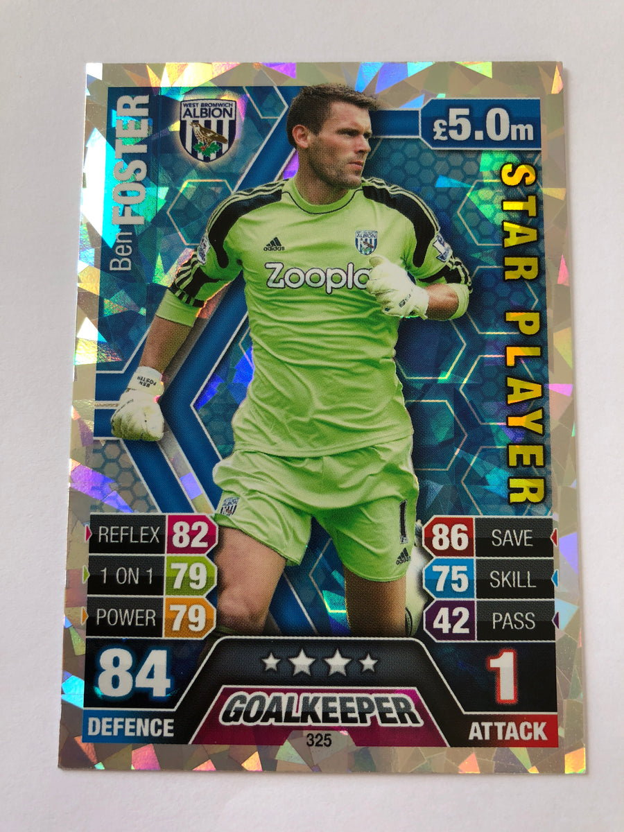325. BEN FOSTER - WEST BROMWICH ALBION - STARPLAYER