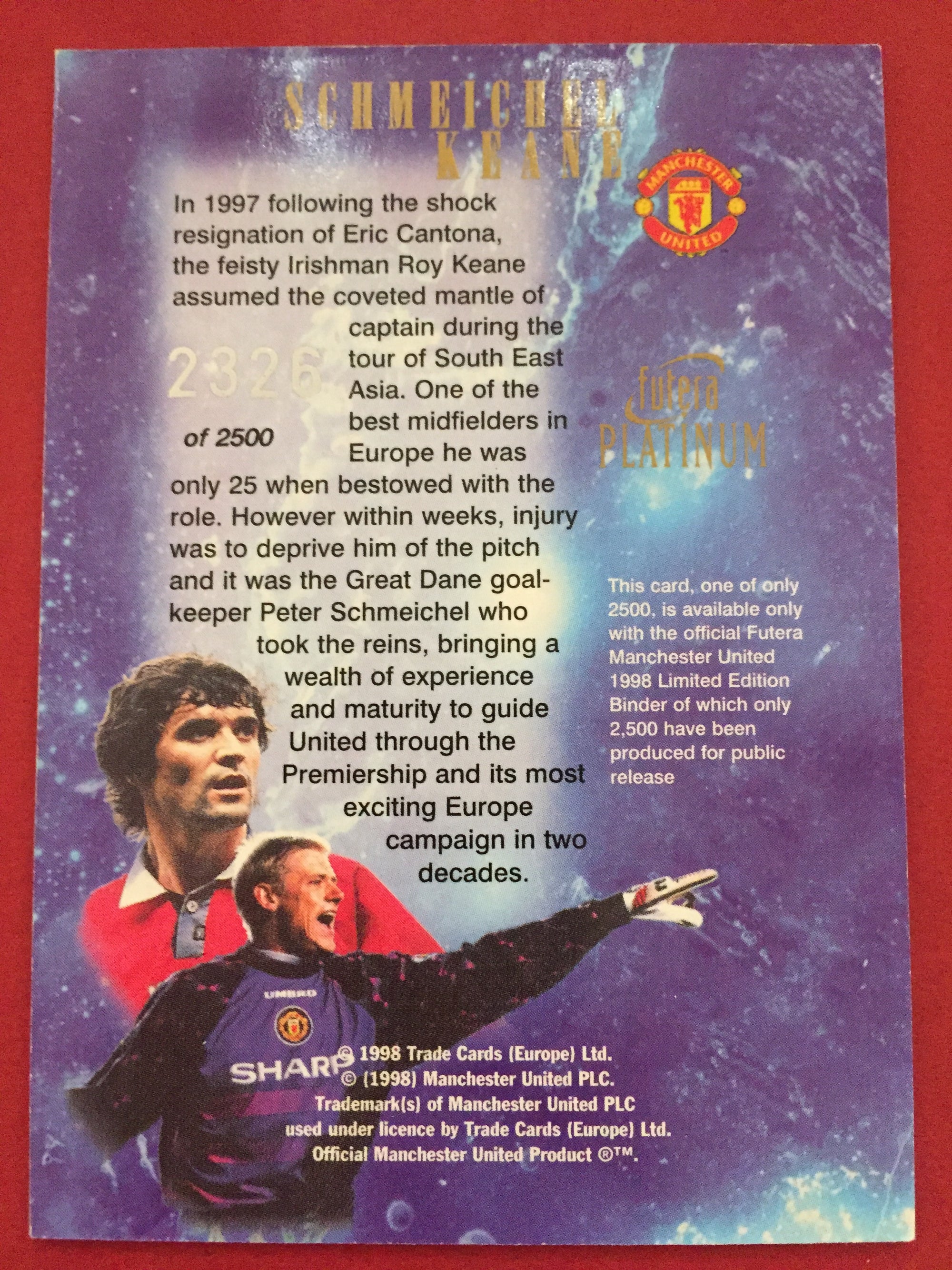 FUTERA 1998 - SCHMEICHEL & KEANE