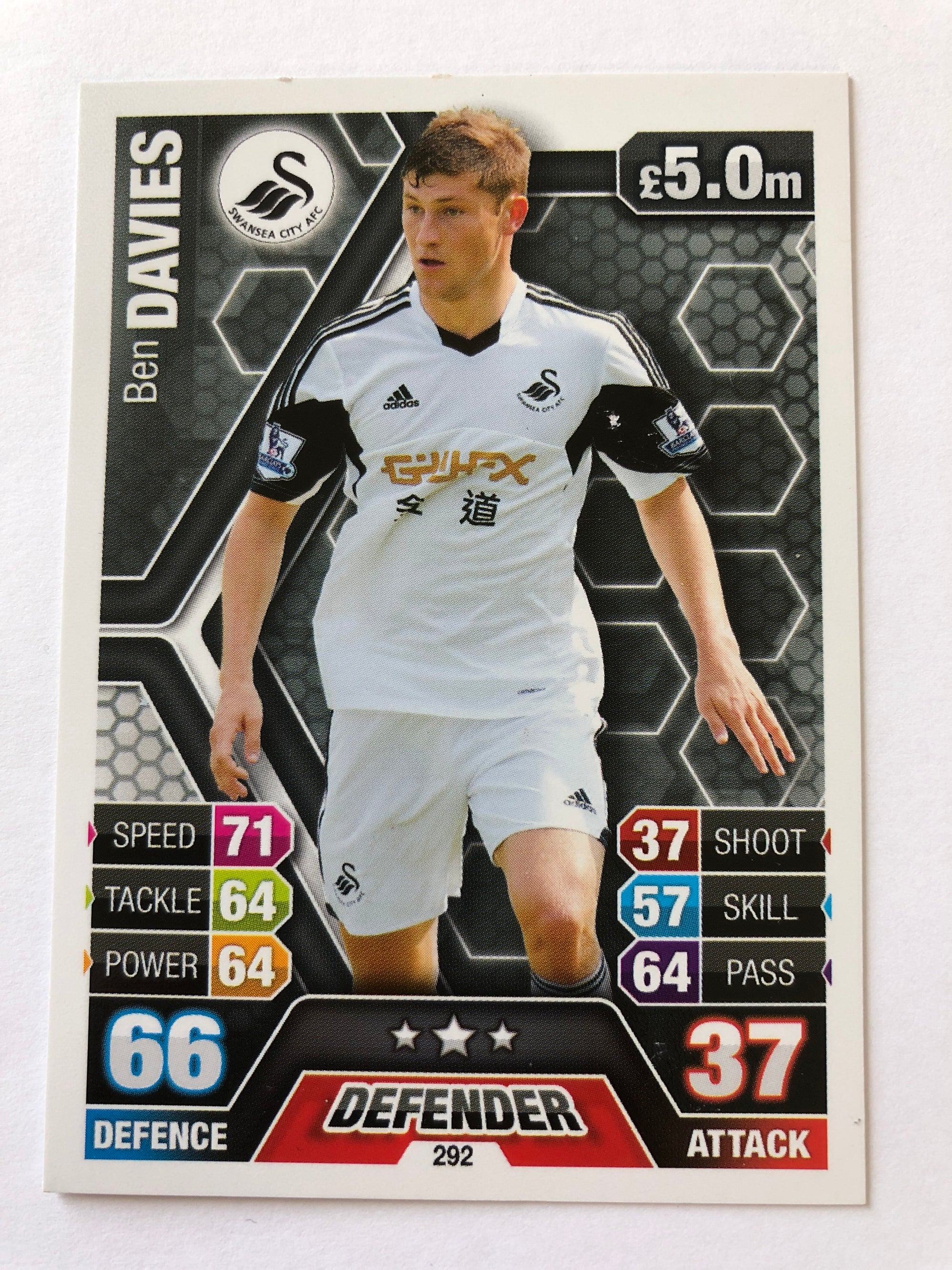 292. BEN DAVIES - SWANSEA CITY