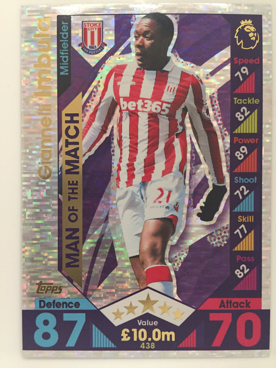 438. GIANNELLI IMBULA - STOKE CITY - MAN OF THE MATCH