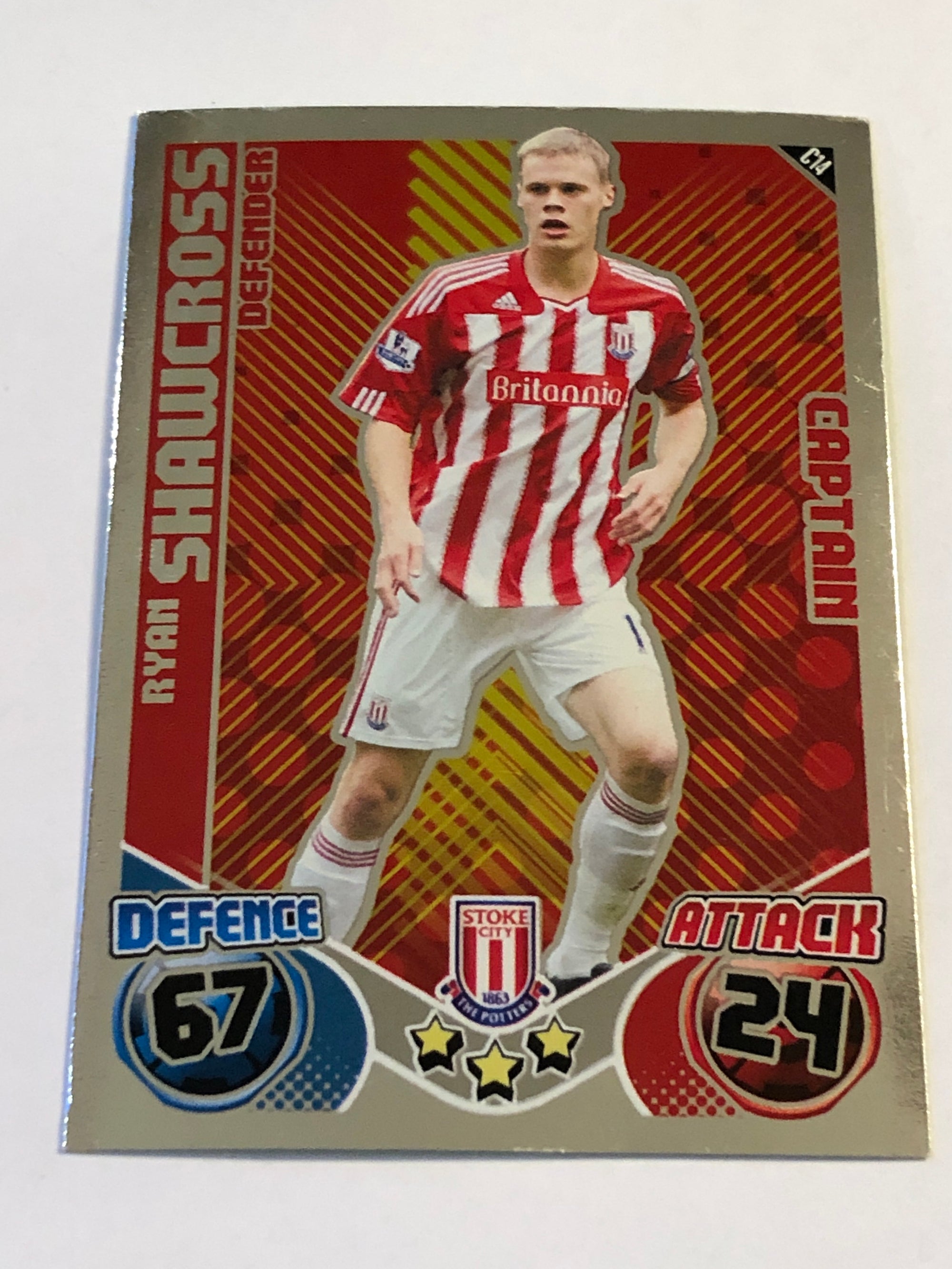 C14. RYAN SHAWCROSS - STOKE CITY - CAPTAIN