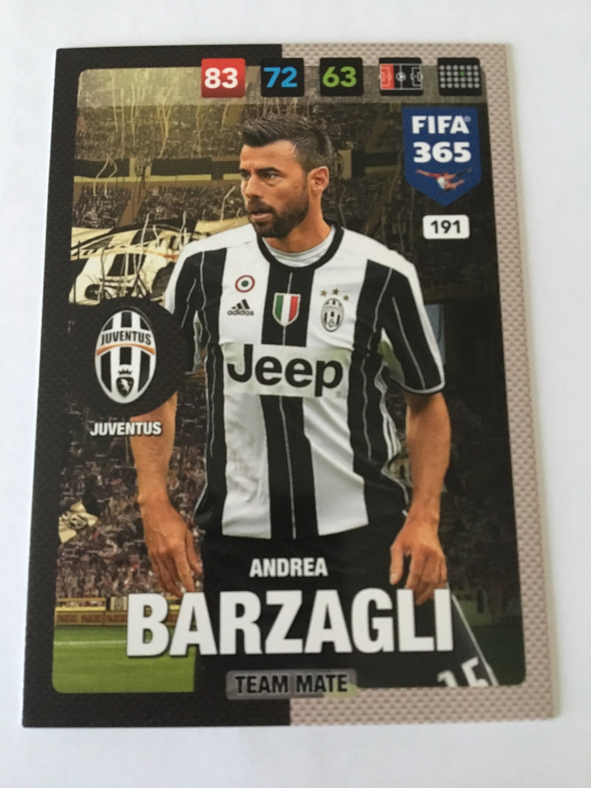 191. ANDREA BARZAGLI - JUVENTUS - TEAM MATE