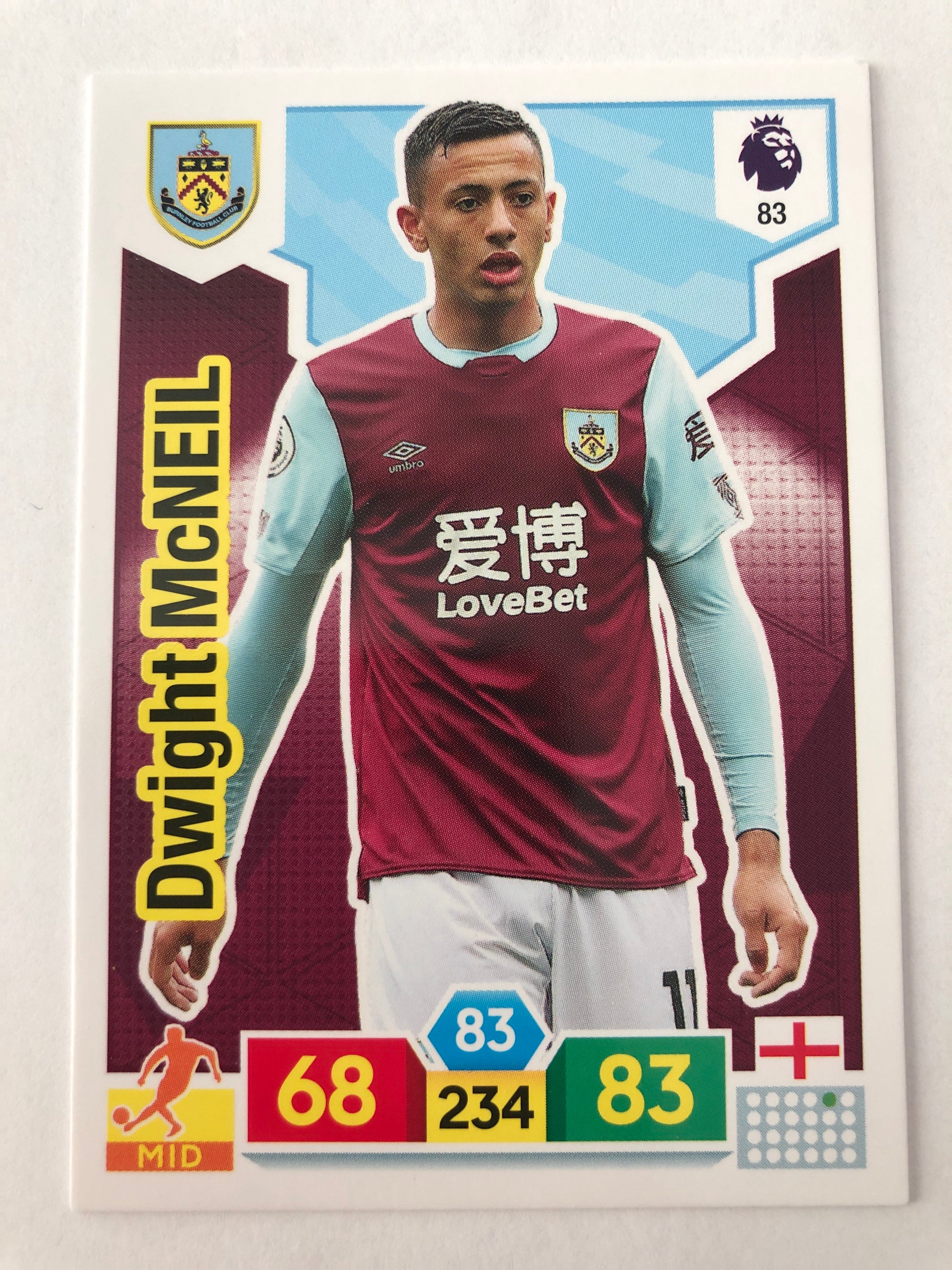 083. DWIGHT MCNEIL - BURNLEY