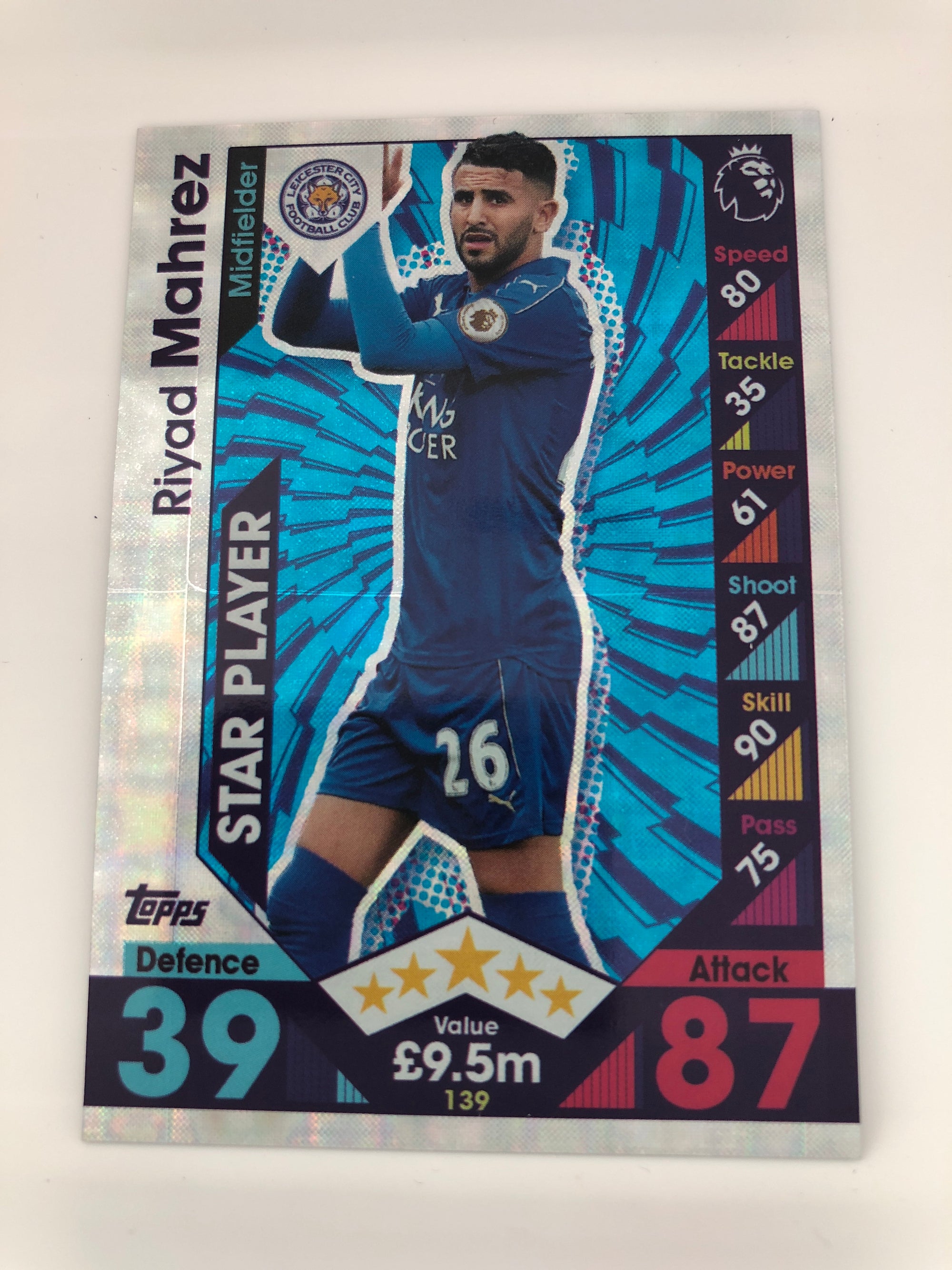 139. RIYAD MAHREZ - LEICESTER CITY - STAR PLAYER