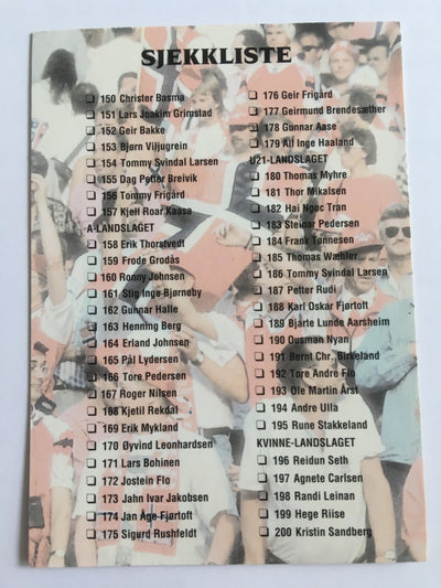 SJEKKLISTE