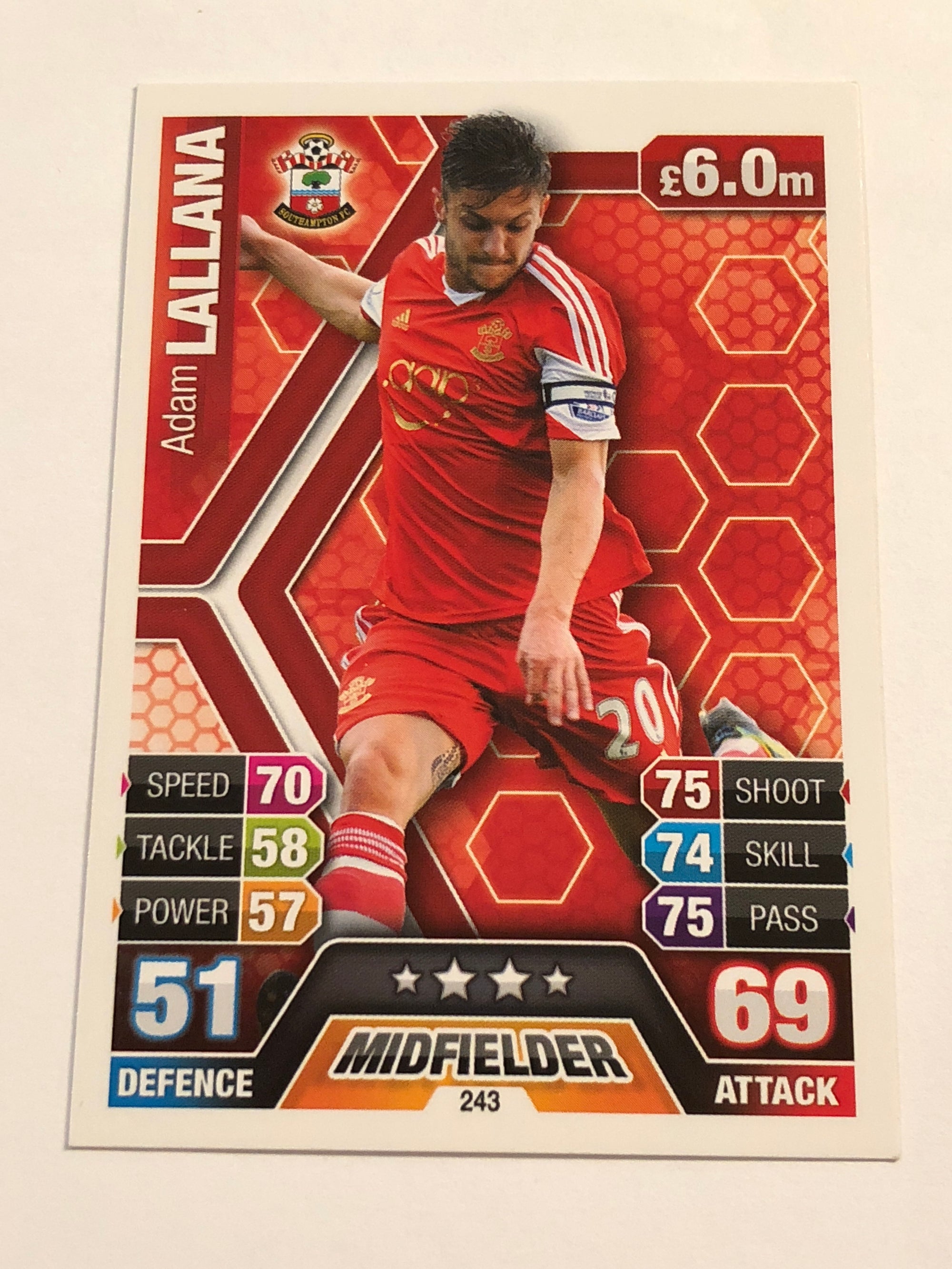 243. ADAM LALLANA - SOUTHAMPTON