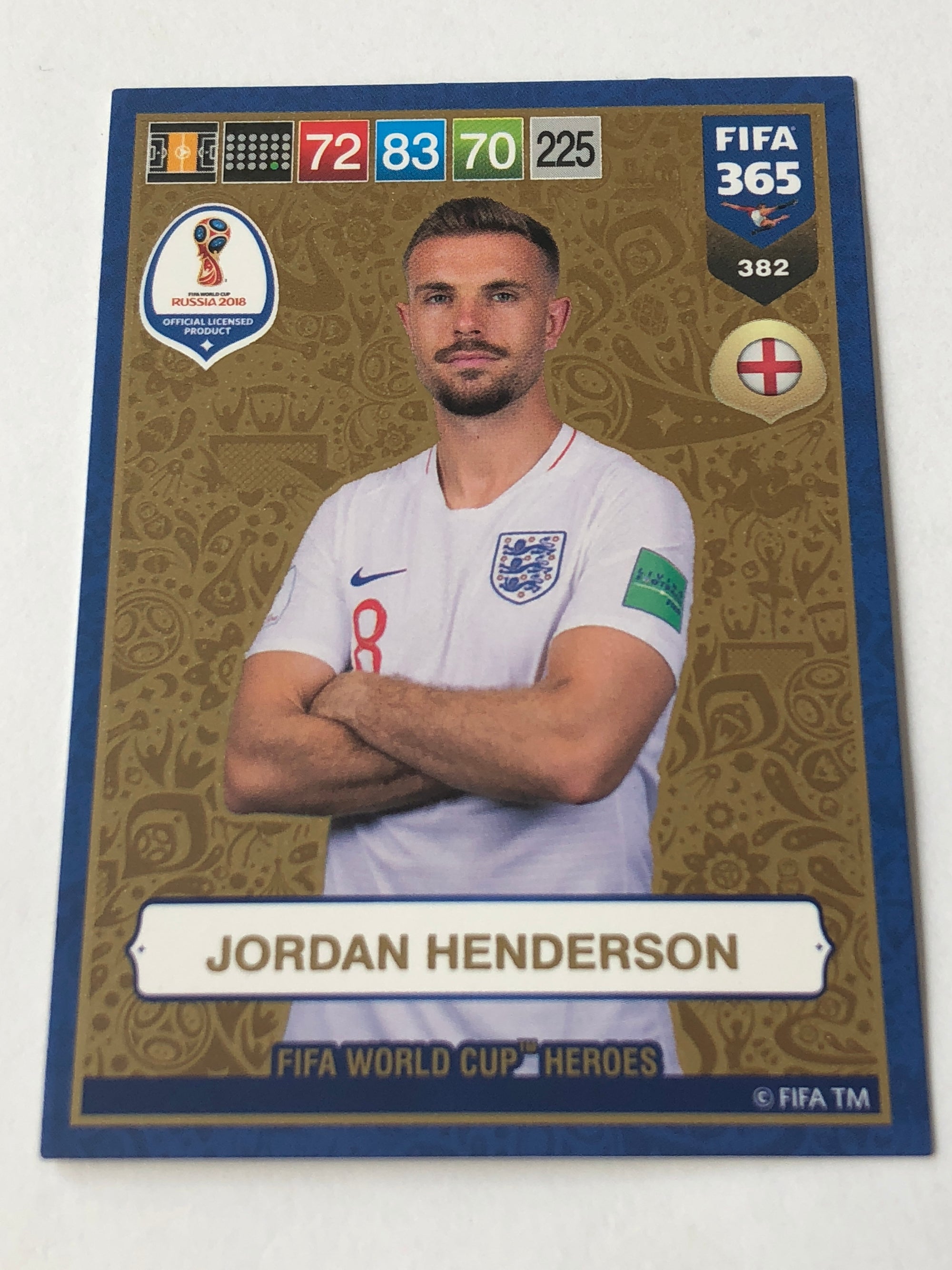382. JORDAN HENDERSON - ENGLAND - FIFA WORLD CUP HEROS
