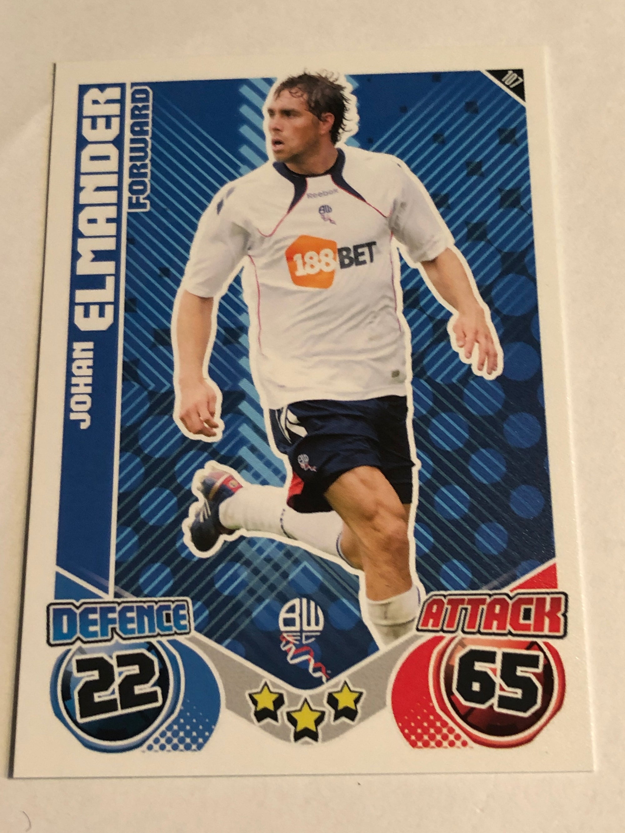 107. JOHAN ELMANDER - BOLTON WANDERERS