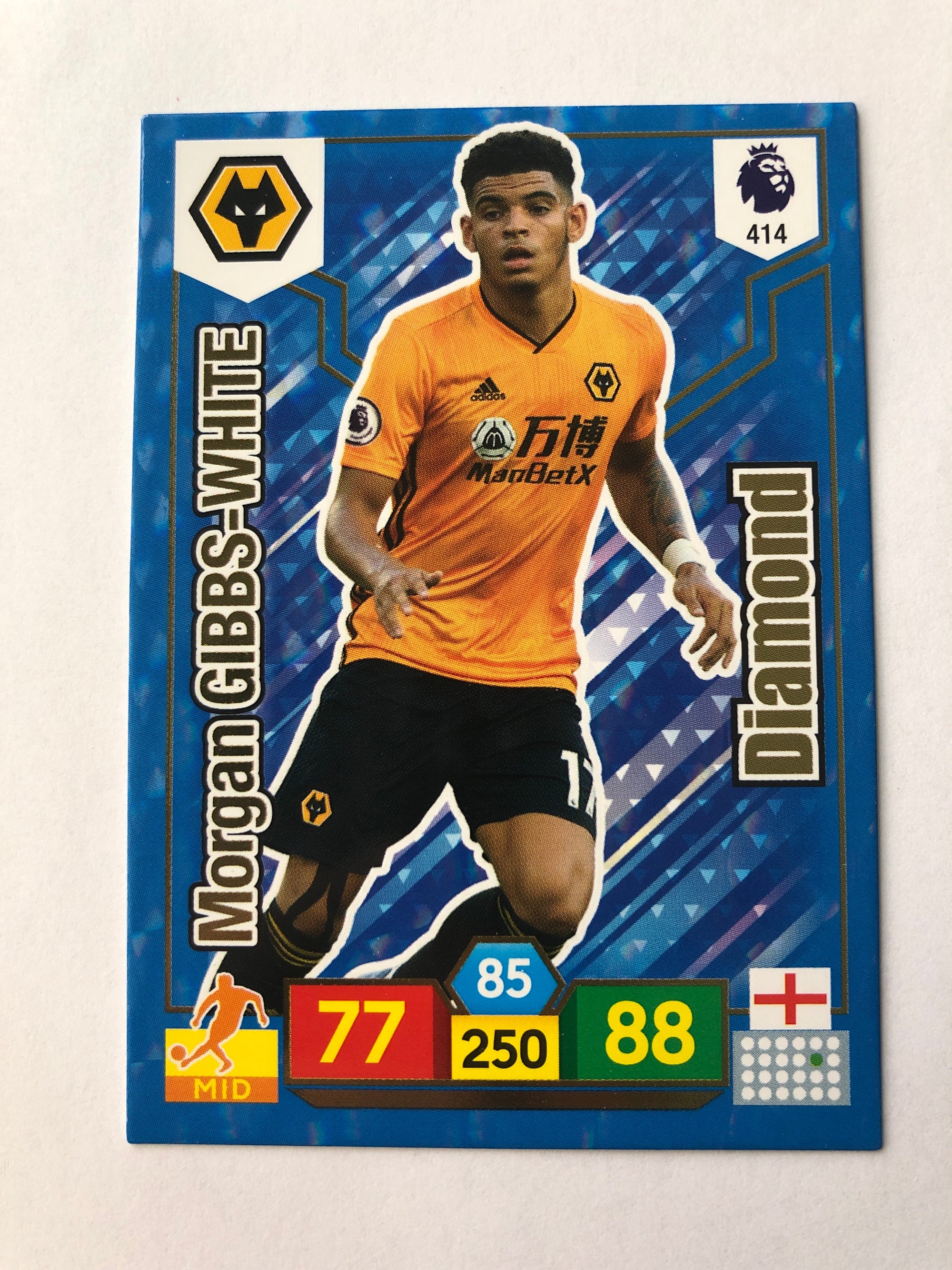 414. MORGAN GIBBS-WHITE - WOLVERHAMPTON WANDERERS - DIAMOND