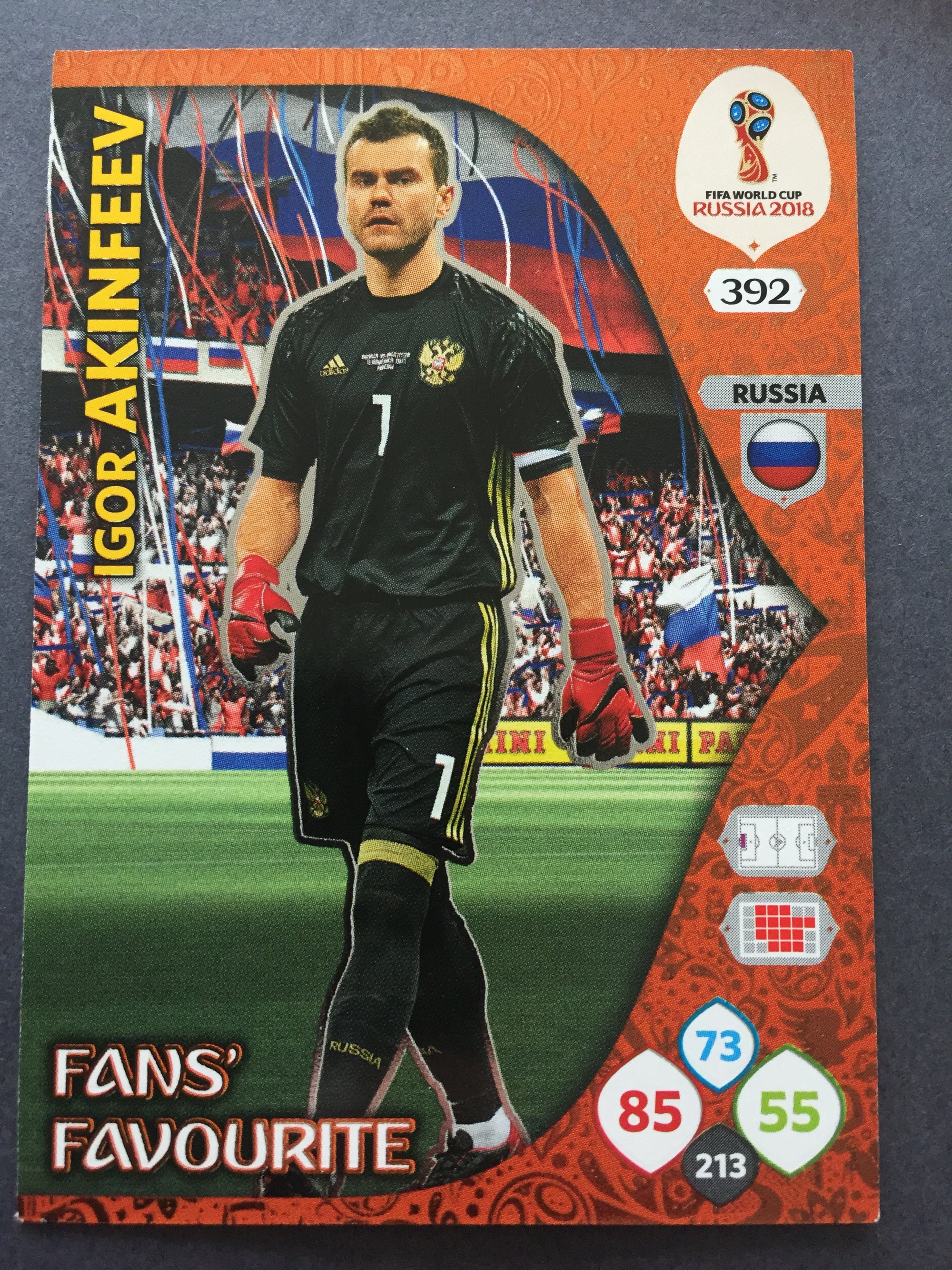 392. IGOR AKINFEEV - RUSSIA - FANS FAVOURITE