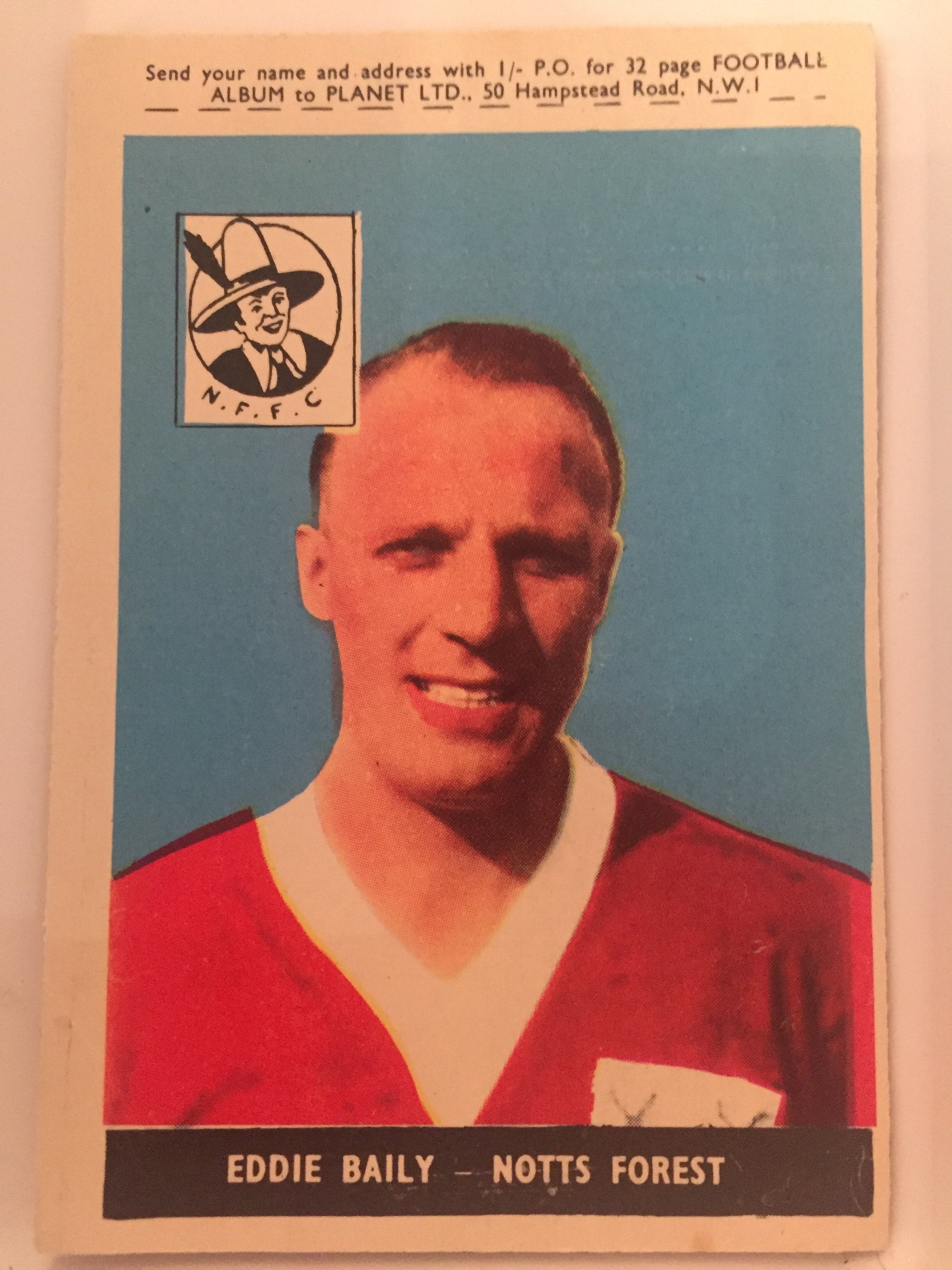 001. EDDIE BAILY - NOTTINGHAM FOREST