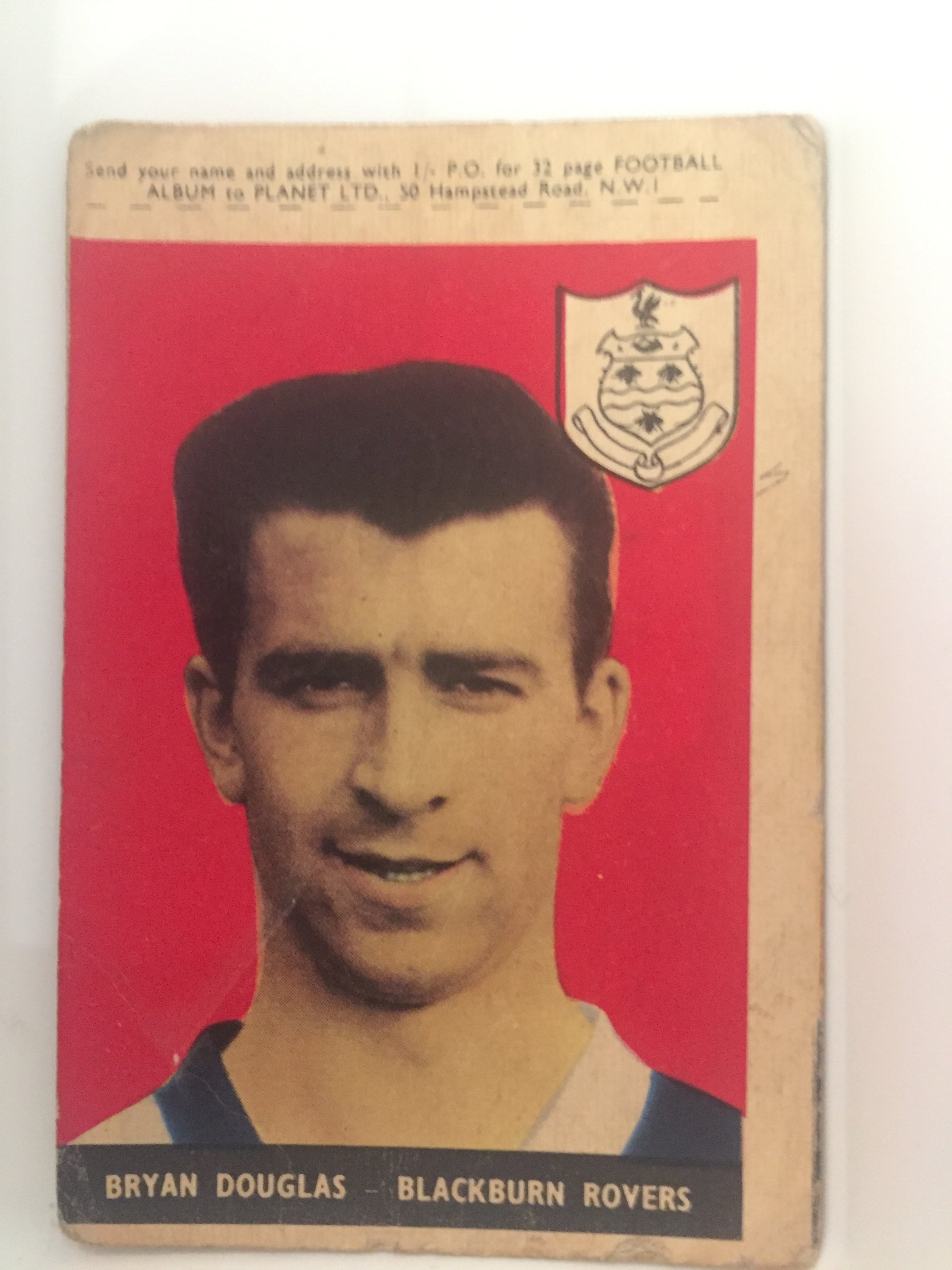 073. BRYAN DOUGLAS - BLACKBURN ROVERS