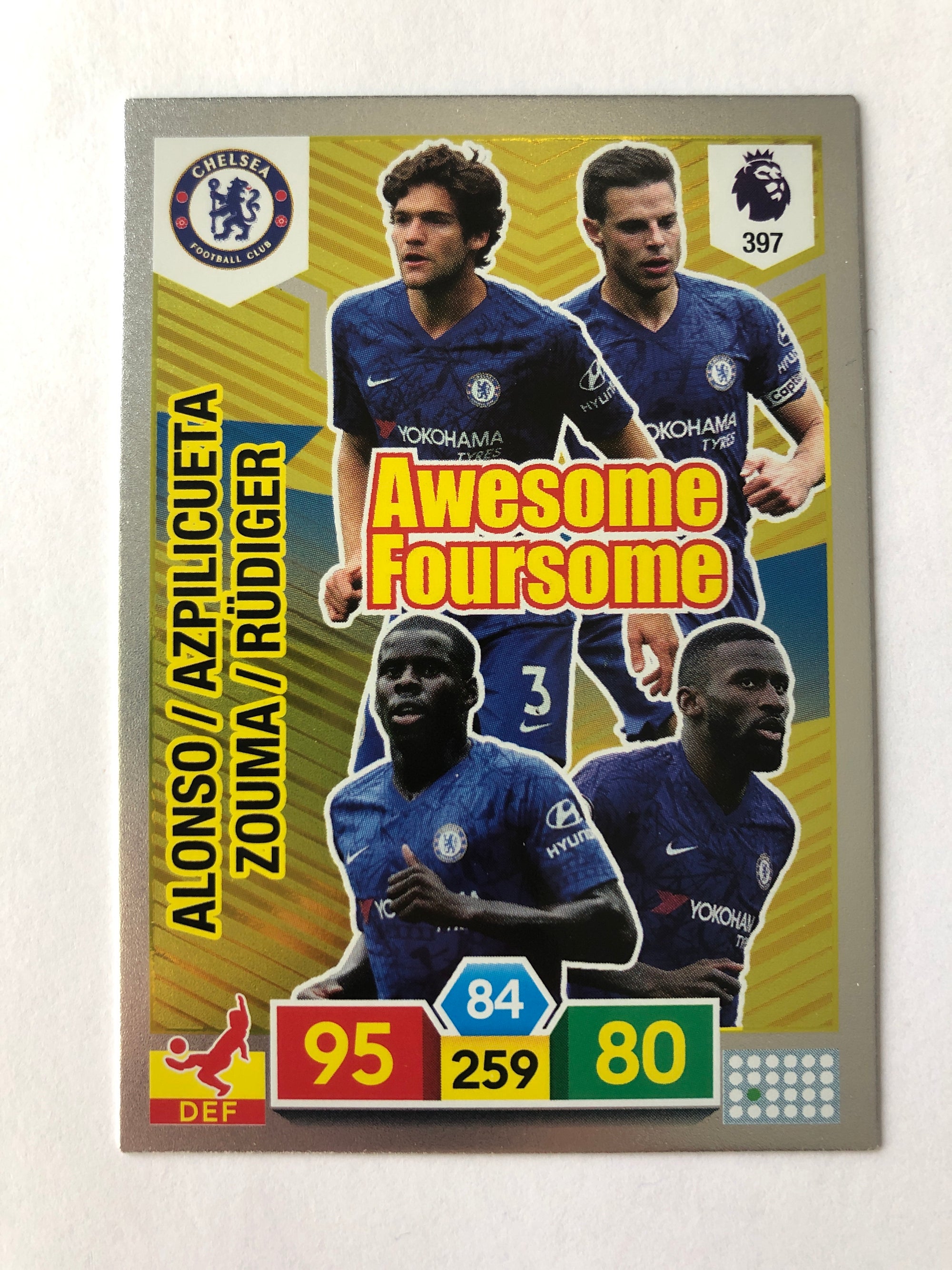 397. ALONSO / AZPILICUETA / ZOUMA / RÜDIGER - CHELSEA - AWESOME FOURSOME