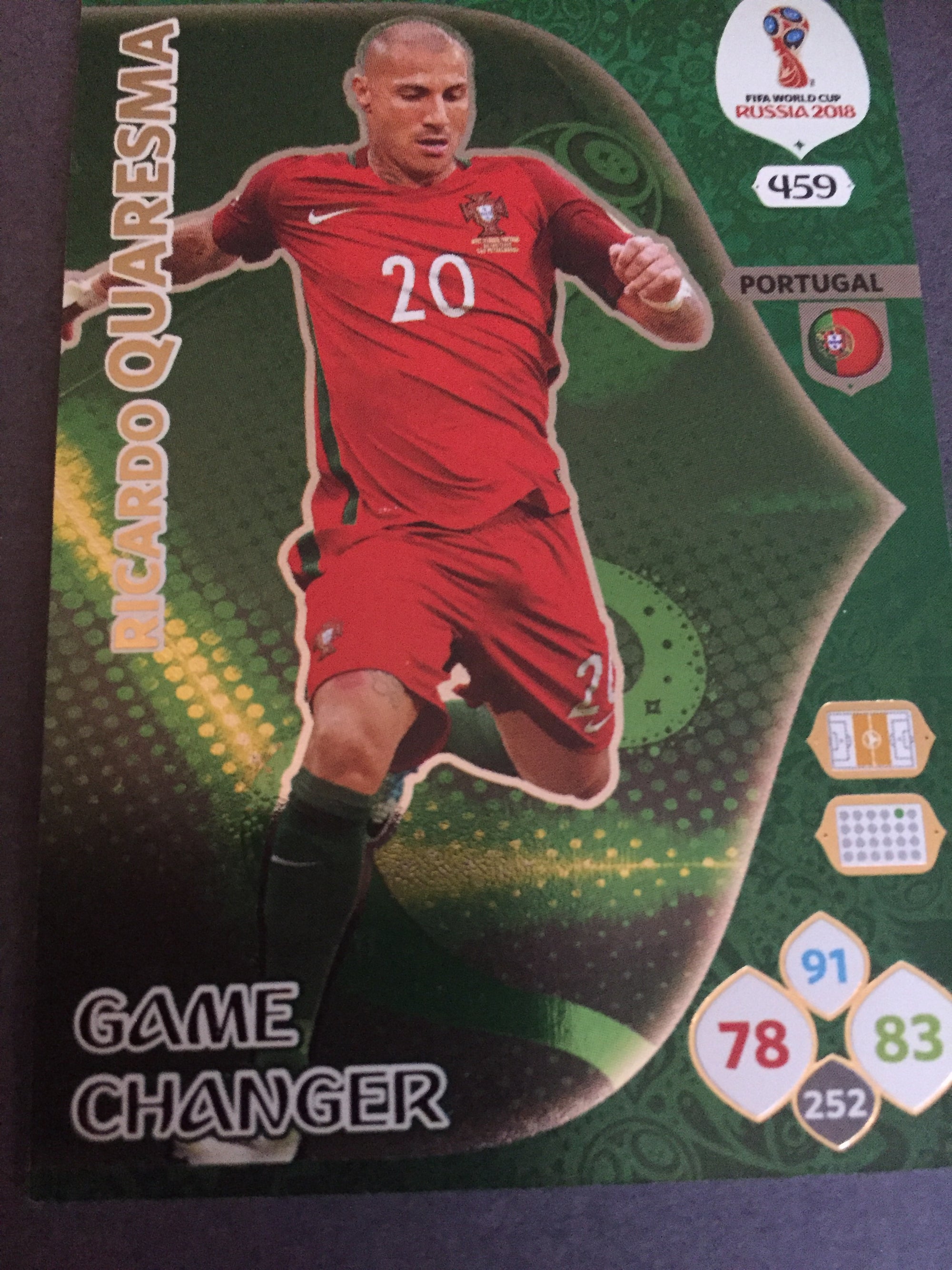 459. RICARDO QUARESMA - PORTUGAL - GAME CHANGER