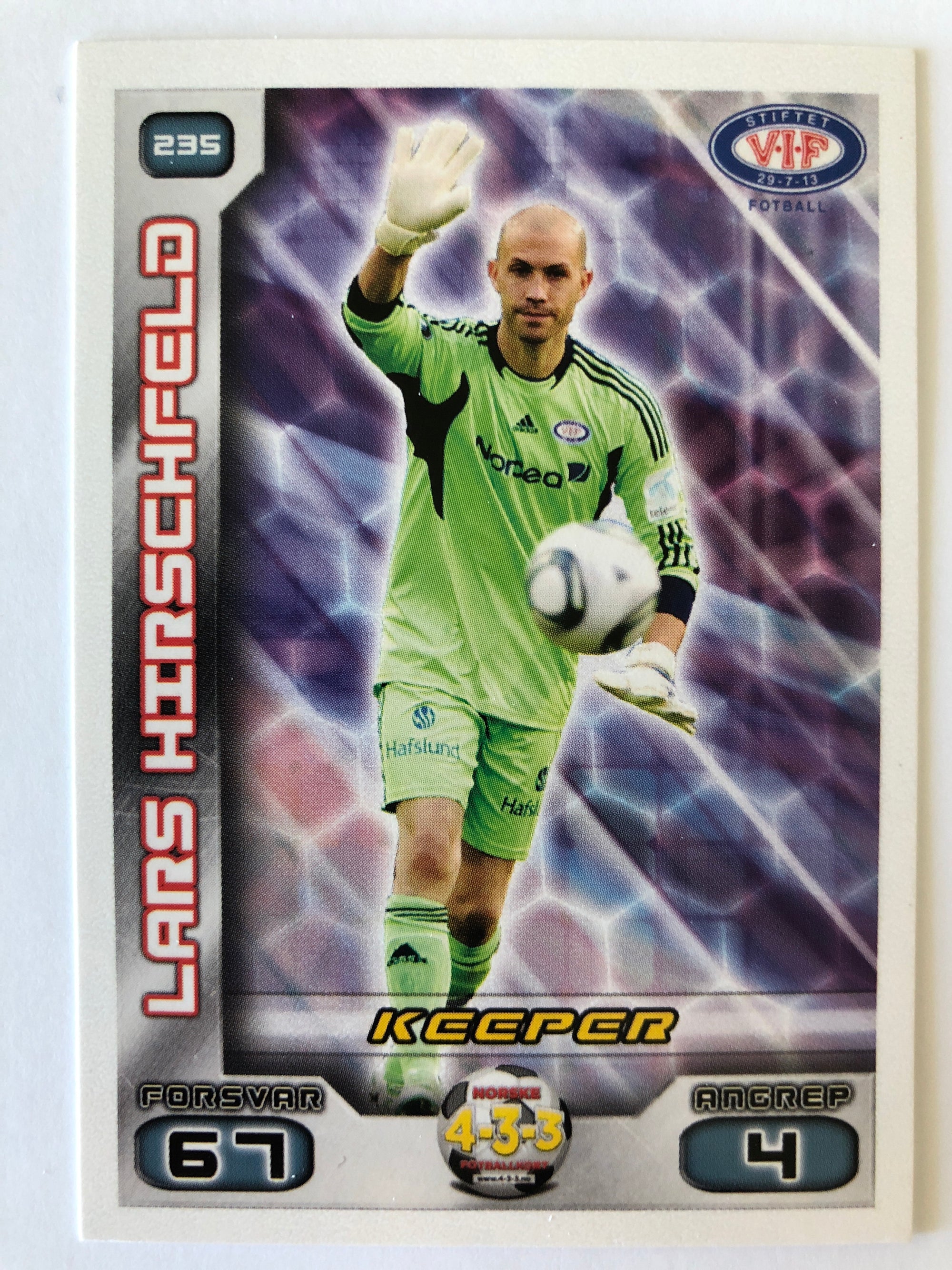 235. LARS HIRSCFELD - VÅLRENGA IF