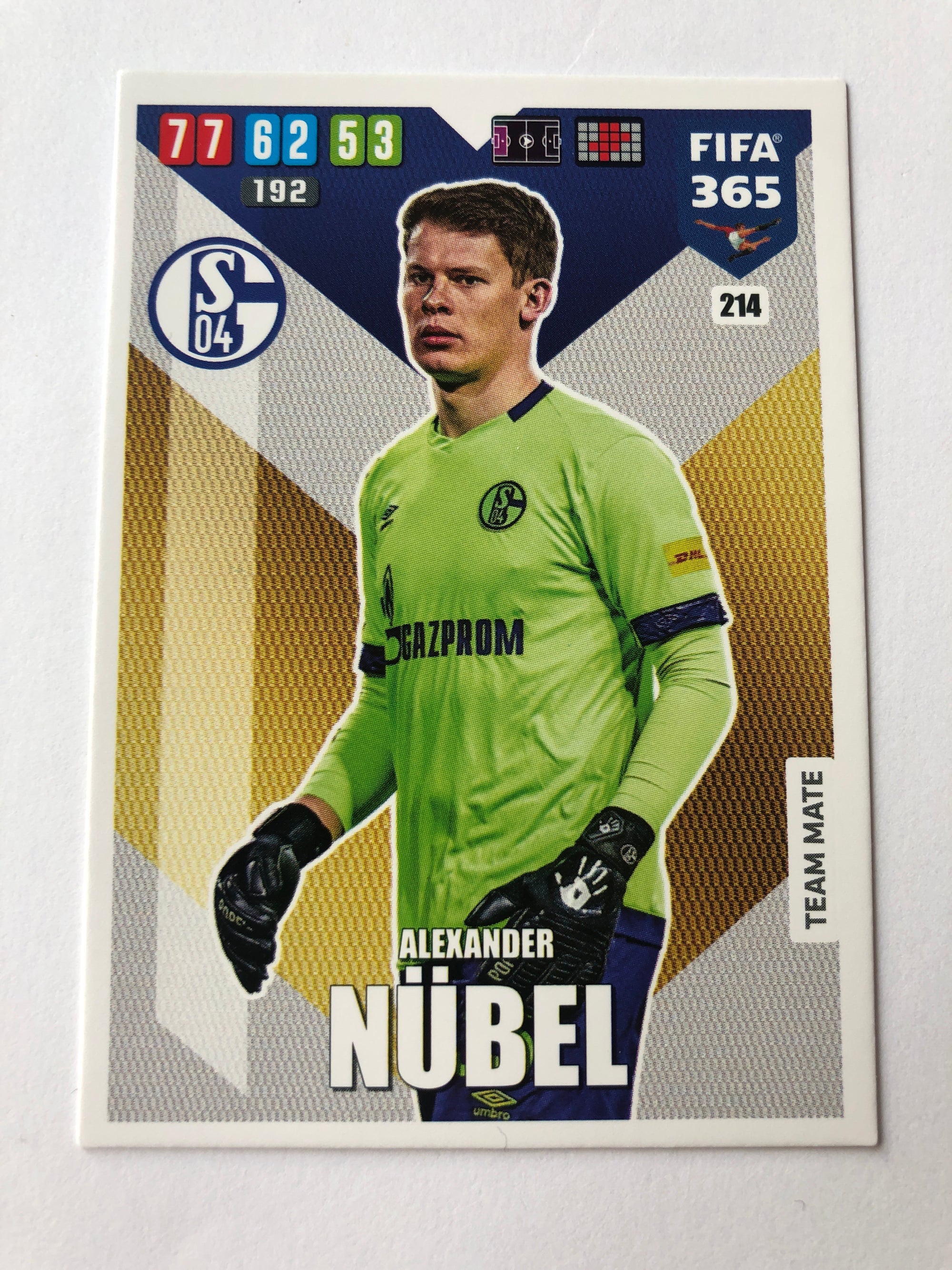 214. ALEXANDER NÜBEL - SCHALKE 94 - TEAM MATE