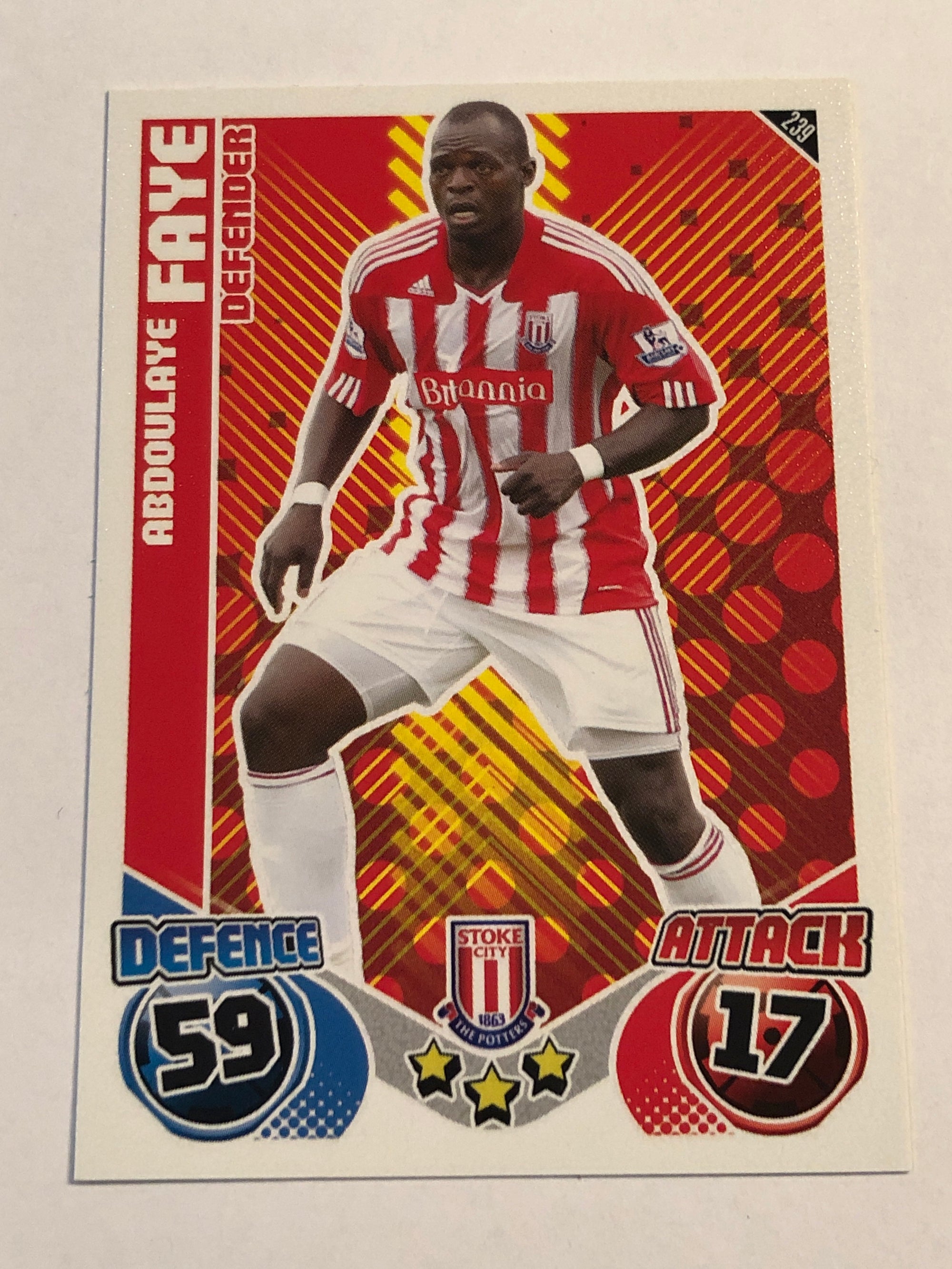 239. ABDOULAYE FAYE - STOKE CITY
