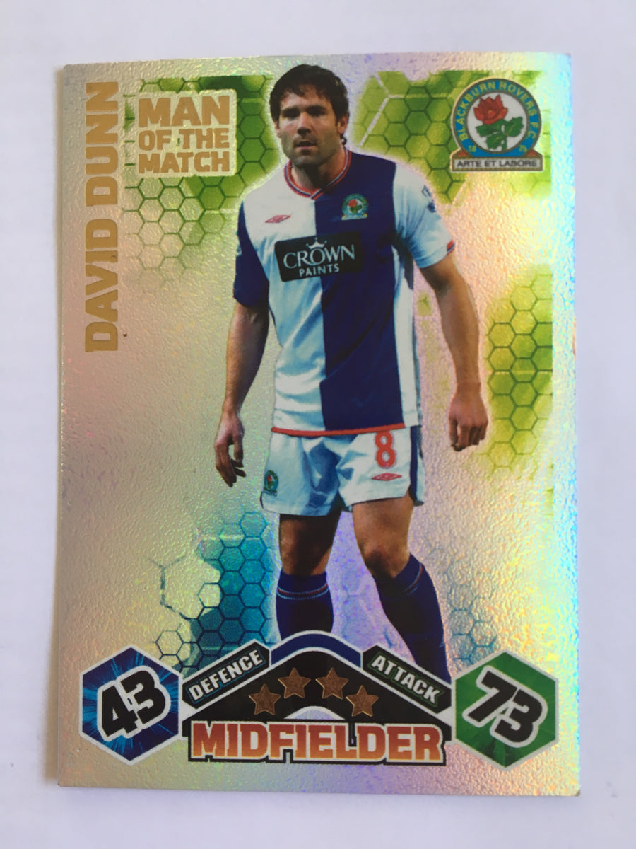 MOM026. DAVID DUNN - BLACKBURN ROVERS - MAN OF THE MATCH