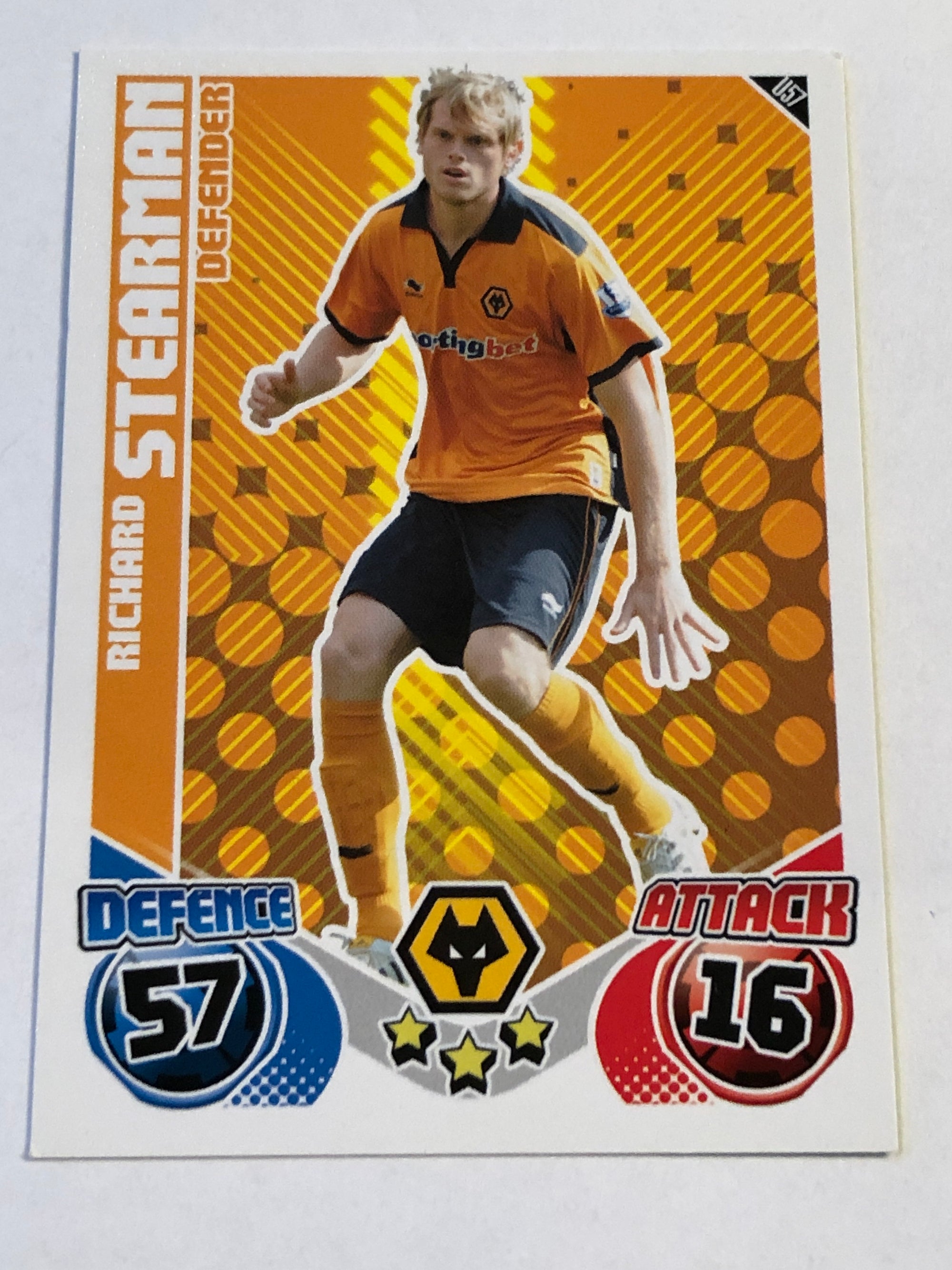 U57. ROCHARD STEARMAN - WOLVERHAMPTON WANDERERS