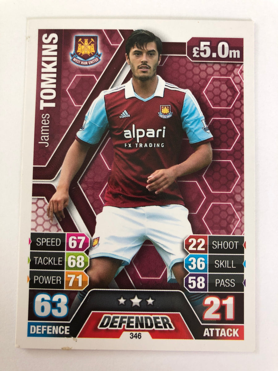 346. JAMES TOMKINS - WEST HAM UNITED