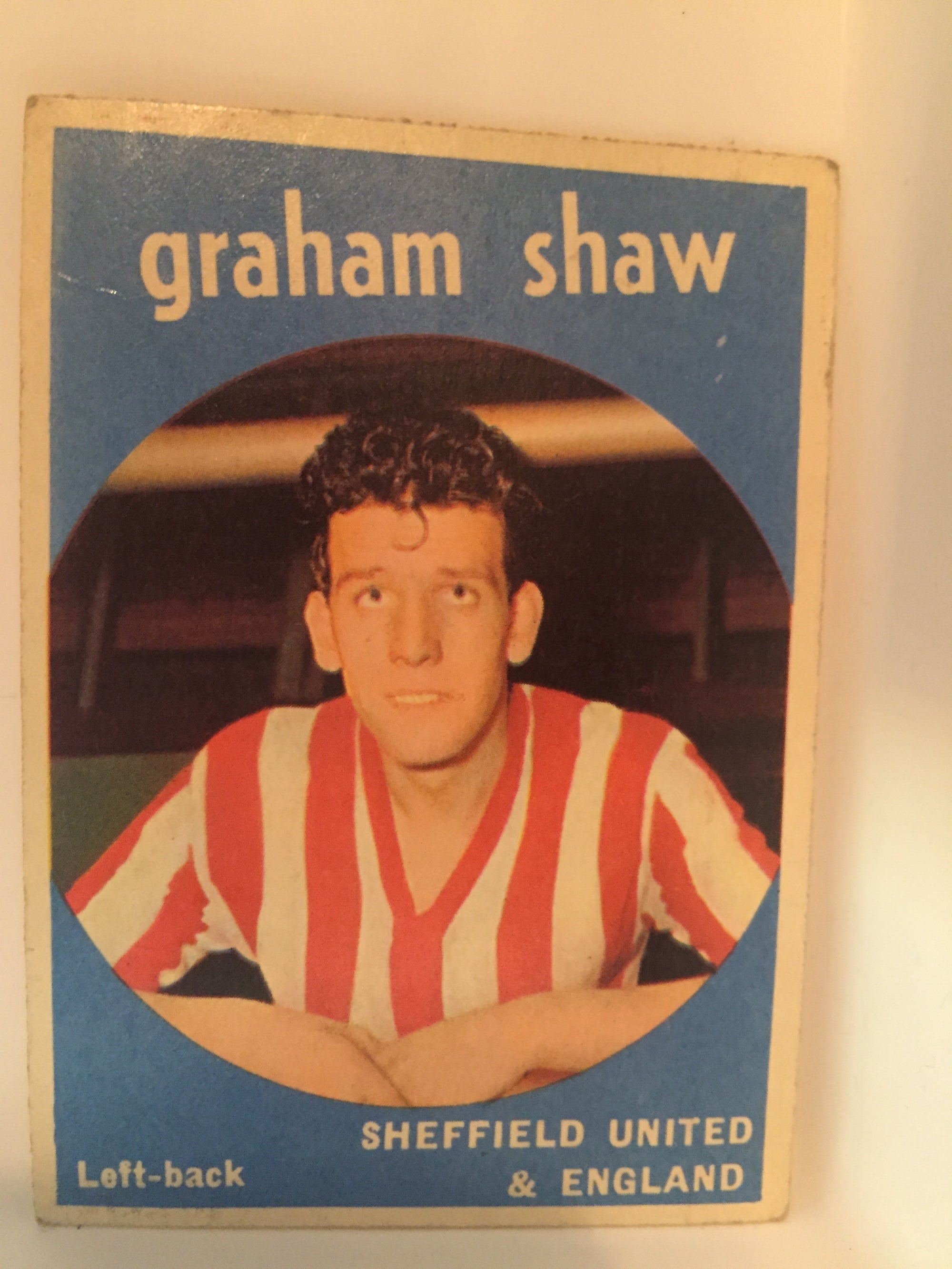 020. GRAHAM SHAW - SHEFFIELD UNITED