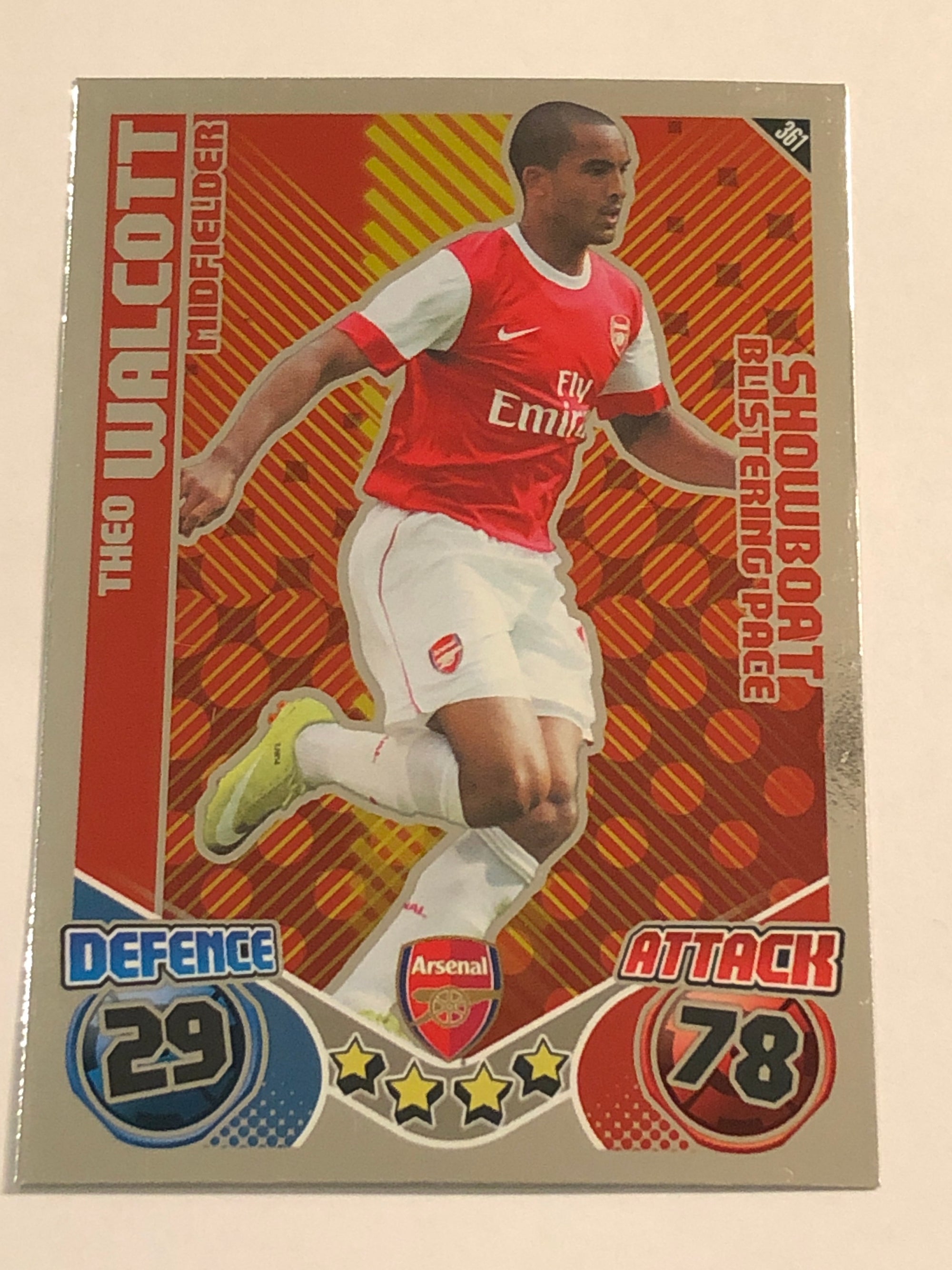 361. THEO WALCOTT - ARSENAL - SHOWBOAT