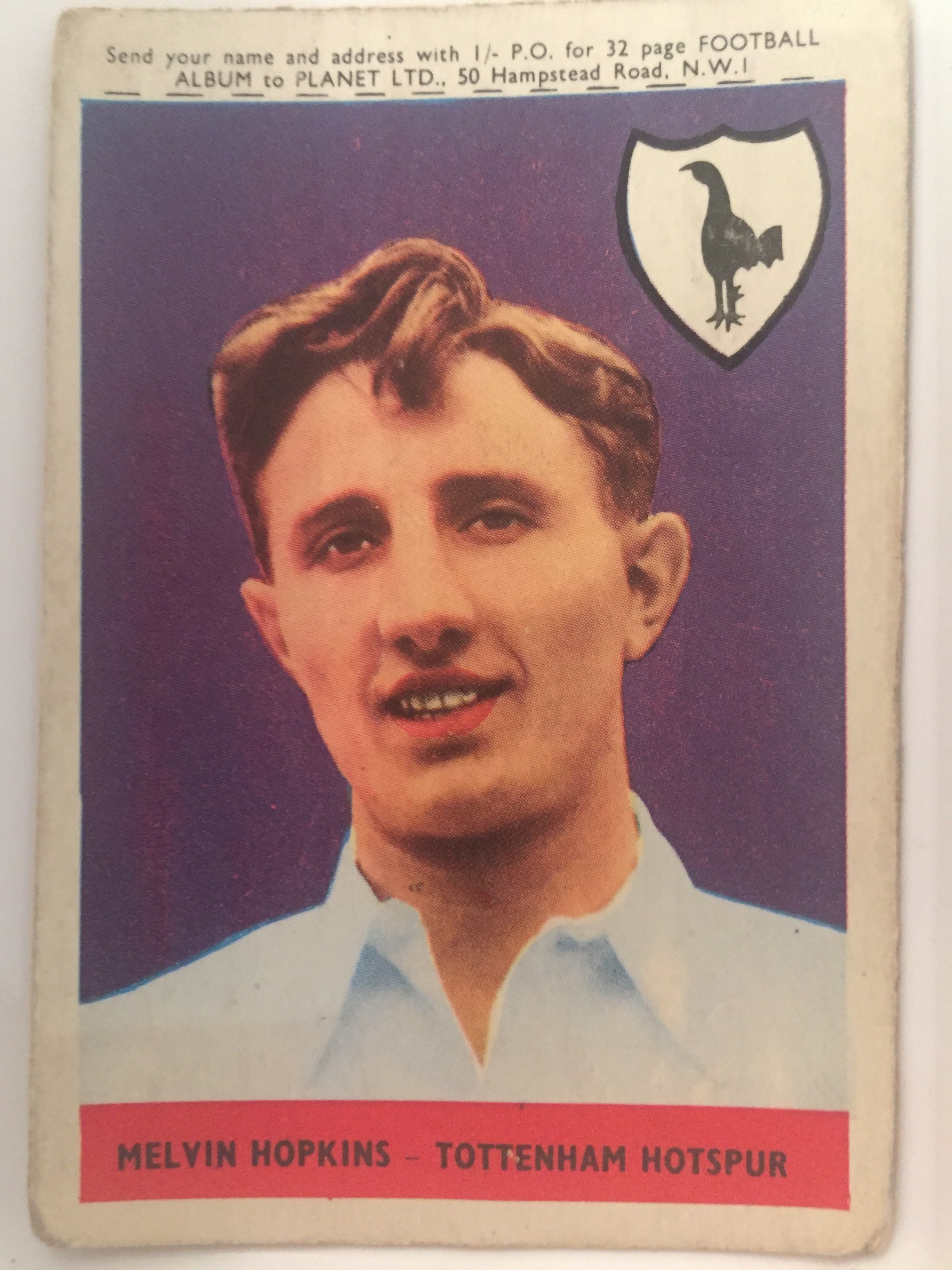 032. MELVIN HOPKINS - TOTTENHAM HOTSPUR
