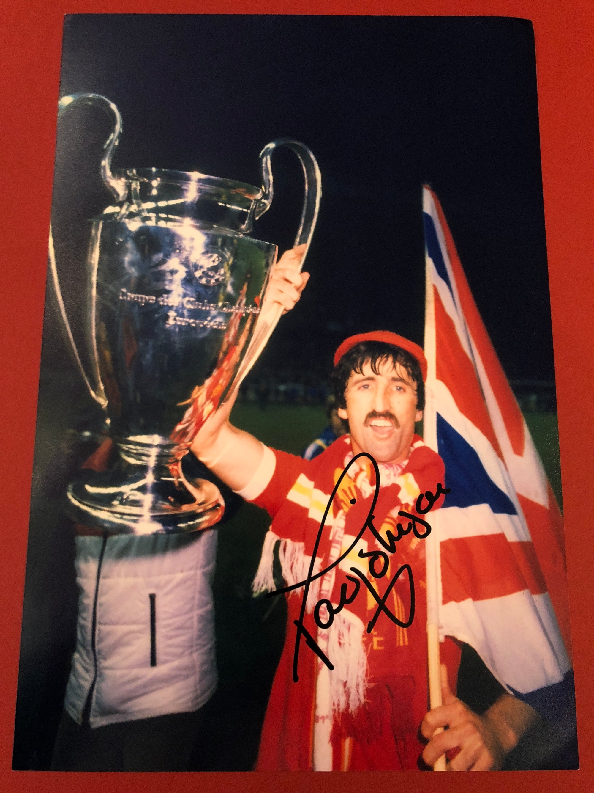 LIVERPOOL - DAVID JOHNSON - SIGNERT BILDE MED EKTEHETSBEVIS/COA