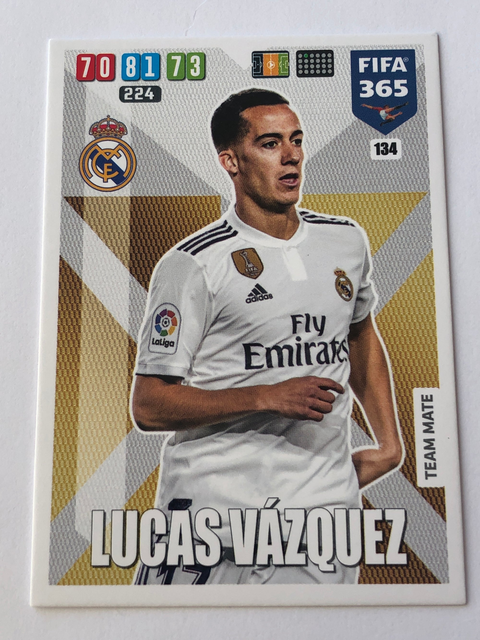 134. LUCAS VÁZQUEZ - REAL MADRID - TEAM MATE