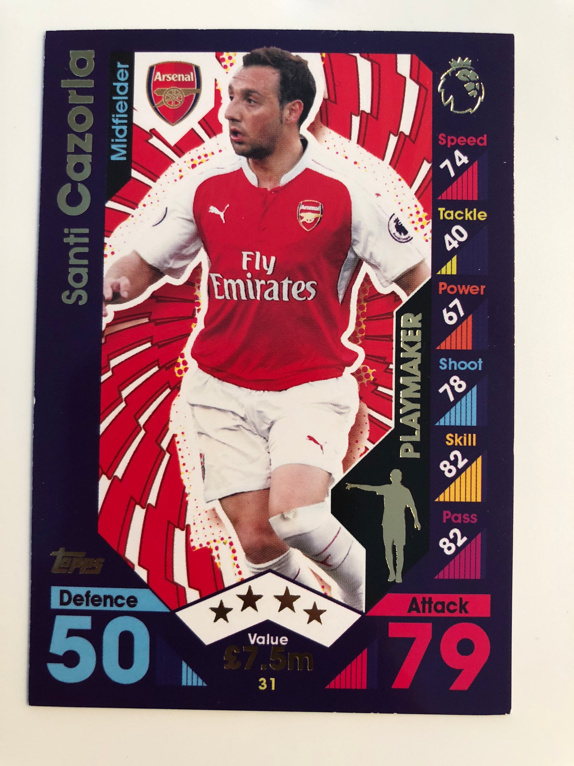 031. SANTI CAZORLA - ARSENAL - PLAYMAKER