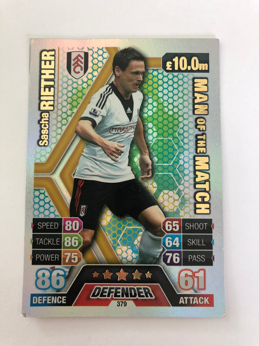 379. SASCHA RIETHER - FULHAM - MAN OF THE MATCH