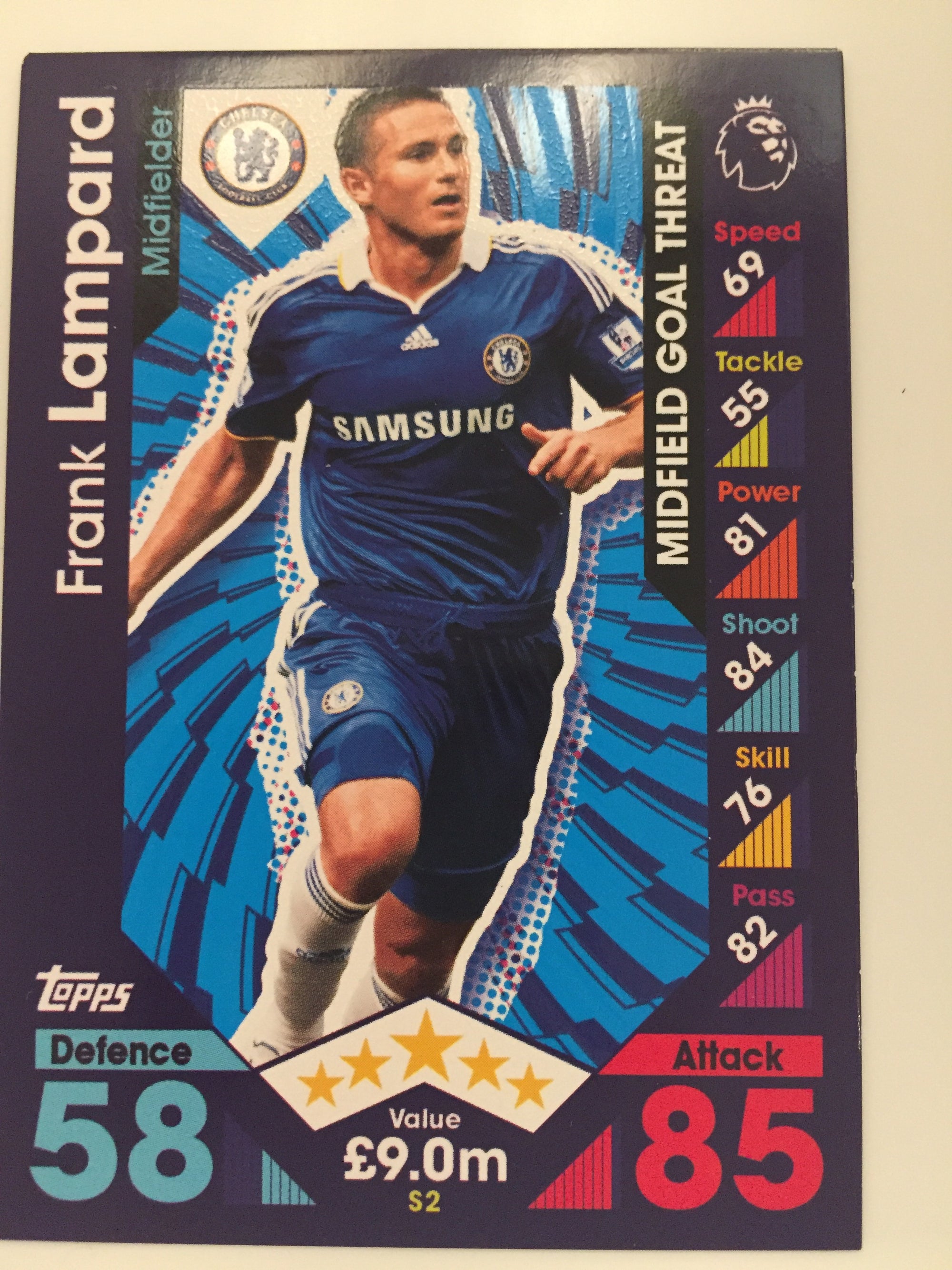 S 2. FRANK LAMPARD - CHELSEA - MIDFIELD GOAL THREAT