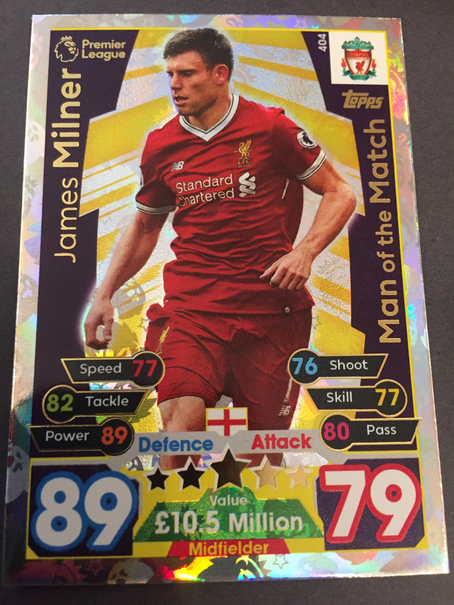 404. JAMES MILNER - LIVERPOOL - MAN OF THE MATCH