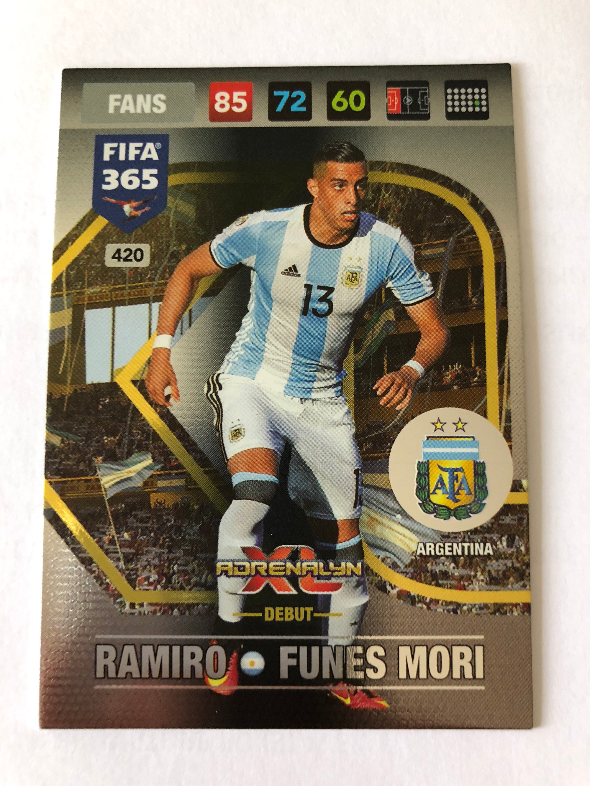 420. RAMIRO FUNES MORI - ARGENTINA - FANS - DEBUT