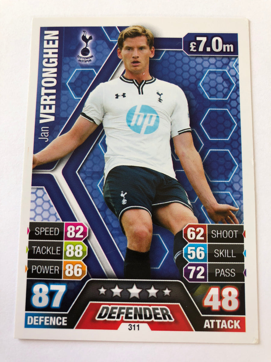 311. JAN WERTONGHEN - TOTTENHAM HOTSPUR