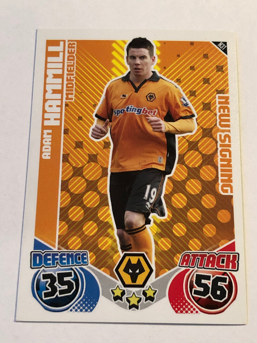 N31. ADAM HAMMILL - WOLVERHAMPTON WANDERERS - NEW SIGNING