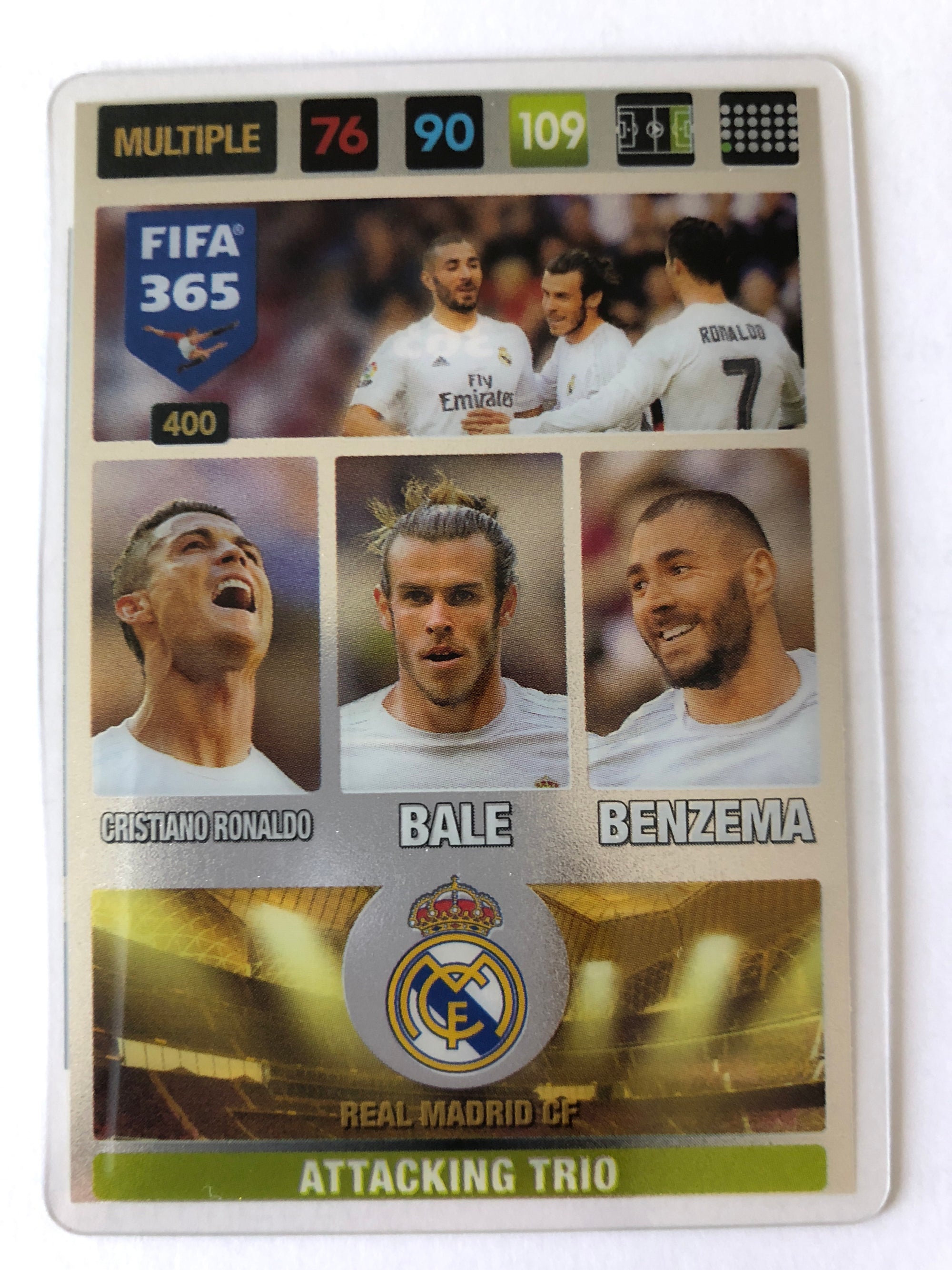 400. REAL MADRID CF - CRISTIANO RONALDO - BALE - BENZEMA - MULTIPLE - ATTACKING TRIO