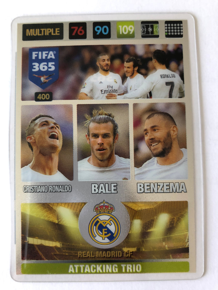 400. REAL MADRID CF - CRISTIANO RONALDO - BALE - BENZEMA - MULTIPLE - ATTACKING TRIO
