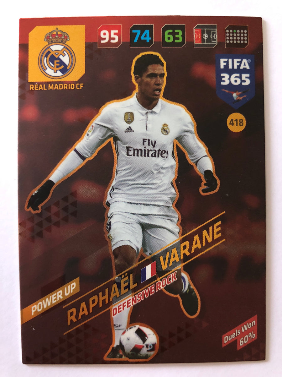 418. RAPHAËL VARANE - REAL MADRID CF - POWER UP - DEFENSIVE ROCK