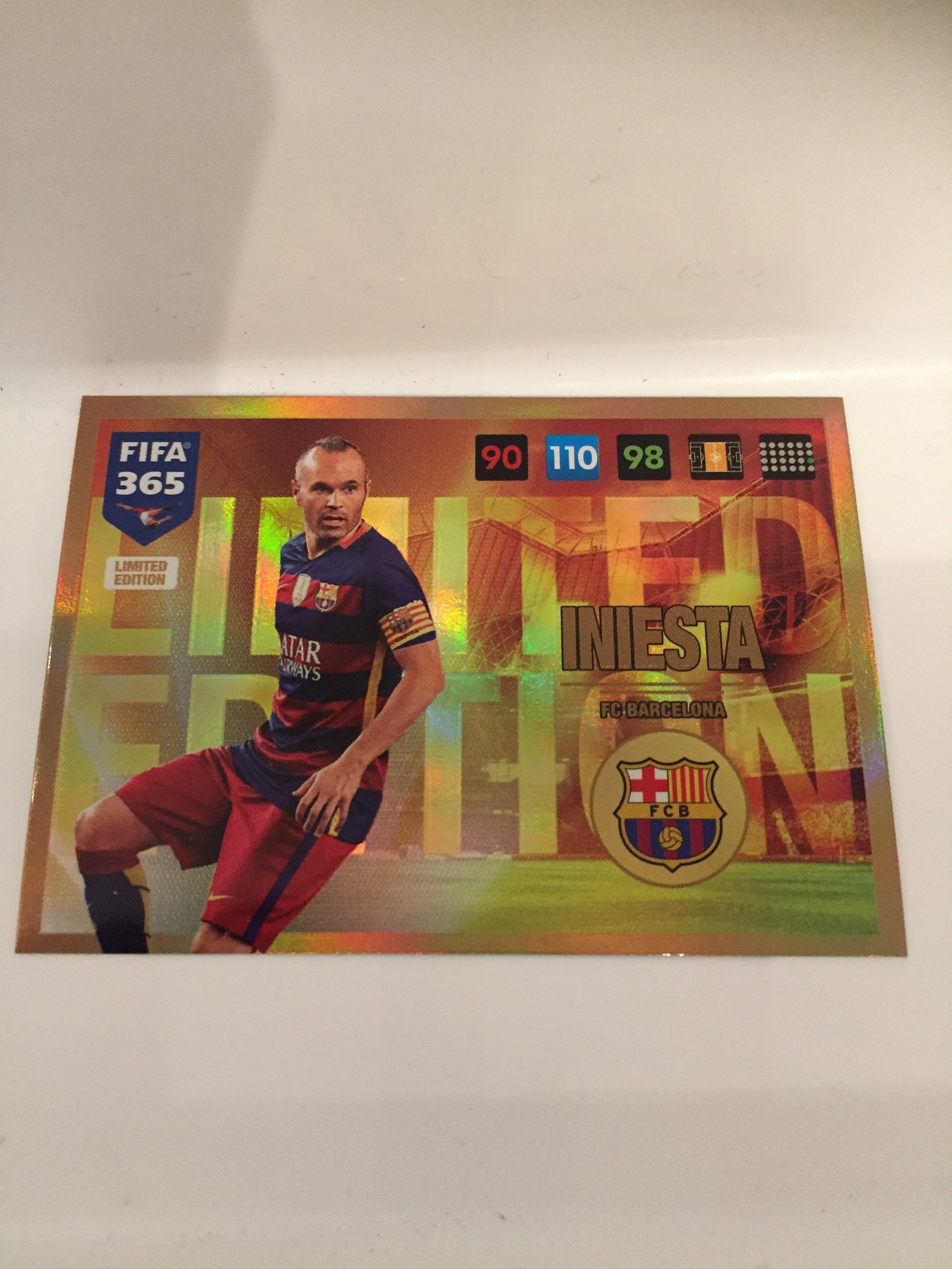 LIMITED EDITION - BARCELONA - INIESTA