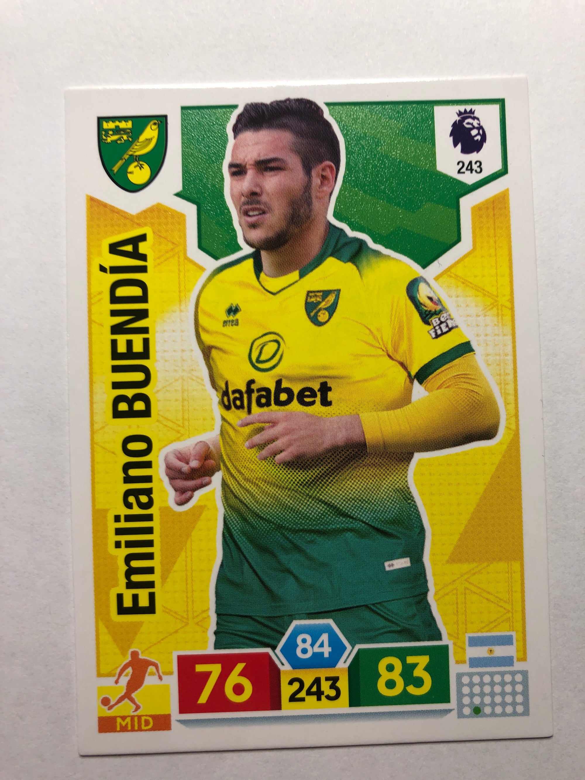 243. EMILIANO BUENDIA - NORWICH CITY