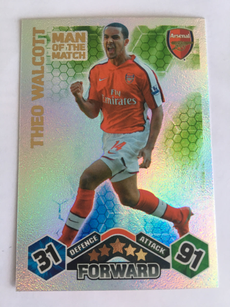 MOM-003. THEO WALCOTT - ARSENAL - MAN OF THE MATCH