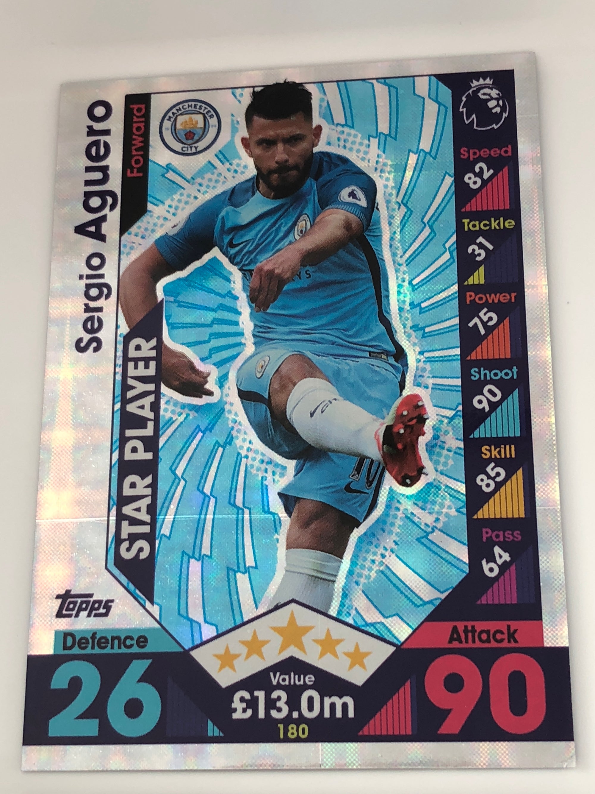 180. SERGIO AGUERO - MANCHESTER CITY - STAR PLAYER